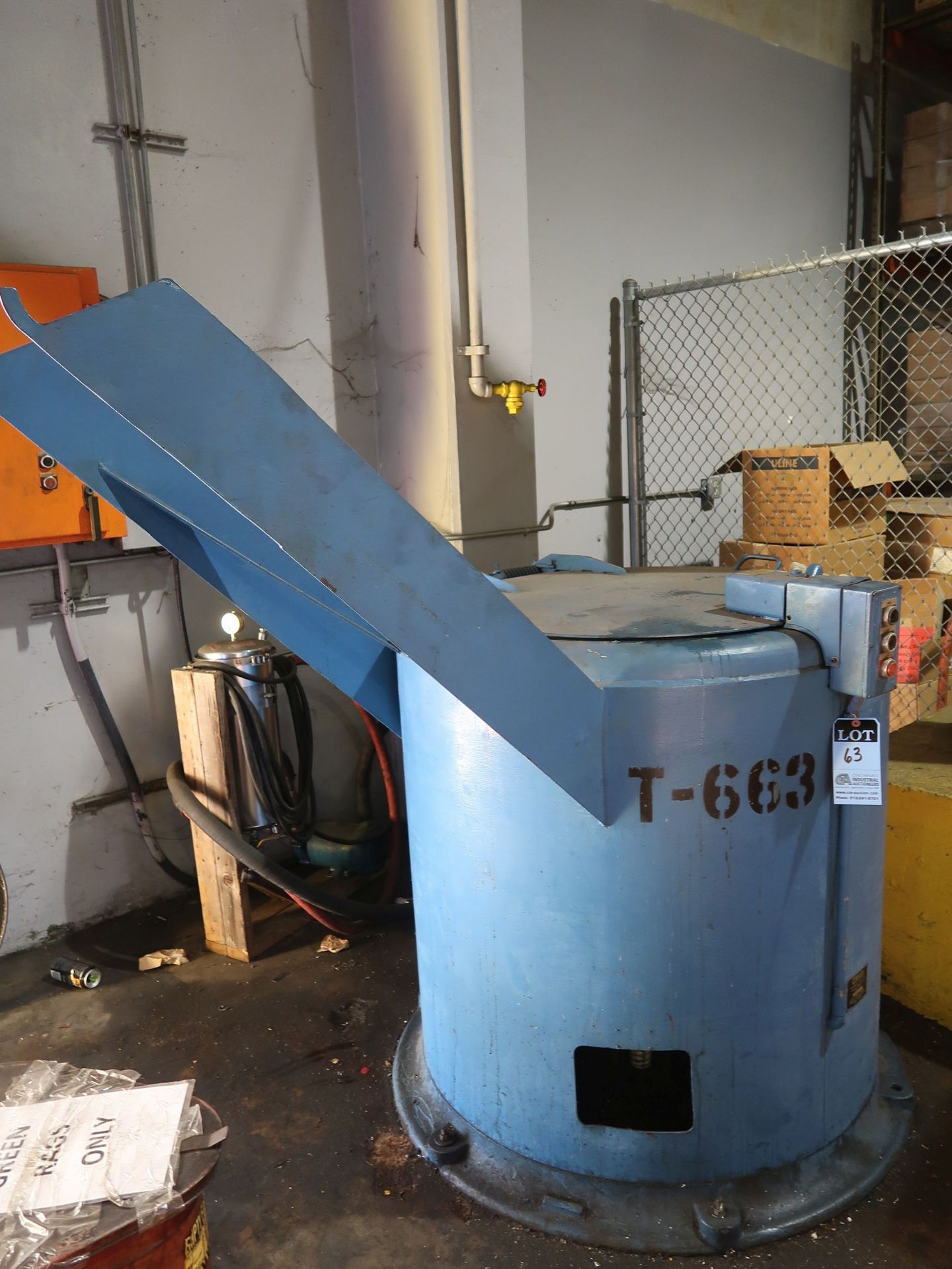 36" BARRETT CENTRIFUGALS CENTRIFUGE CHIP WRINGER / DRYER