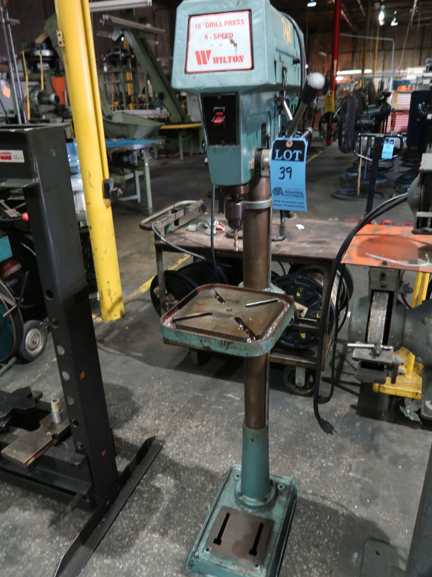 16" WILTON 6-SPEED DRILL PRESS