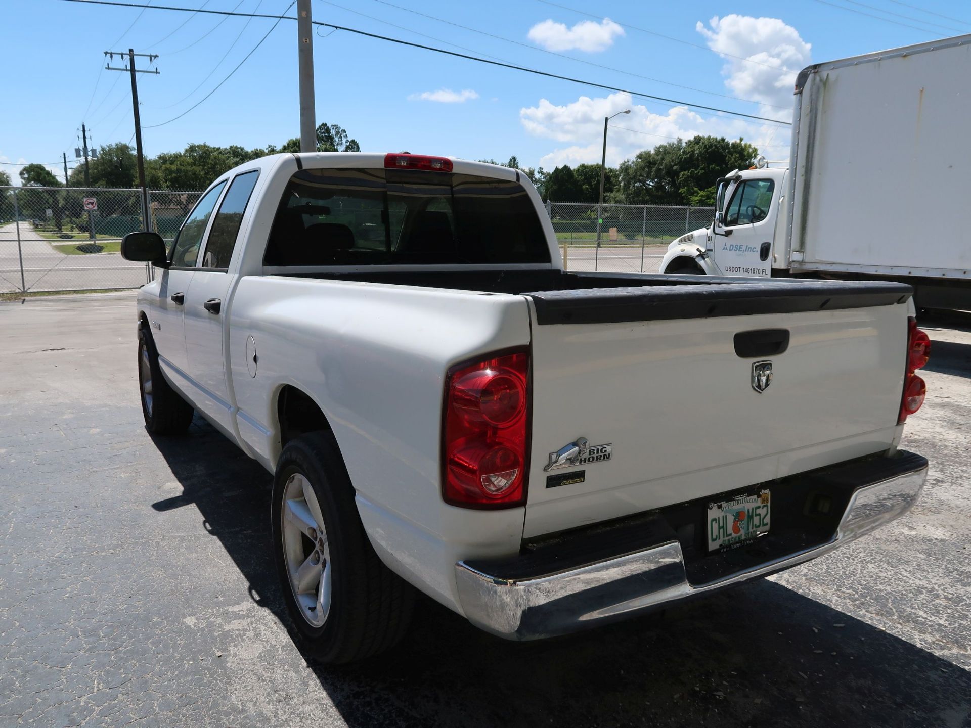 2008 DODGE RAM BIG HORN 4-DOOR CREW CAB FLEX-FUEL PICKUP TRUCK; VIN #1D7HA18N58J233700, 4.7 LITER - Image 7 of 12