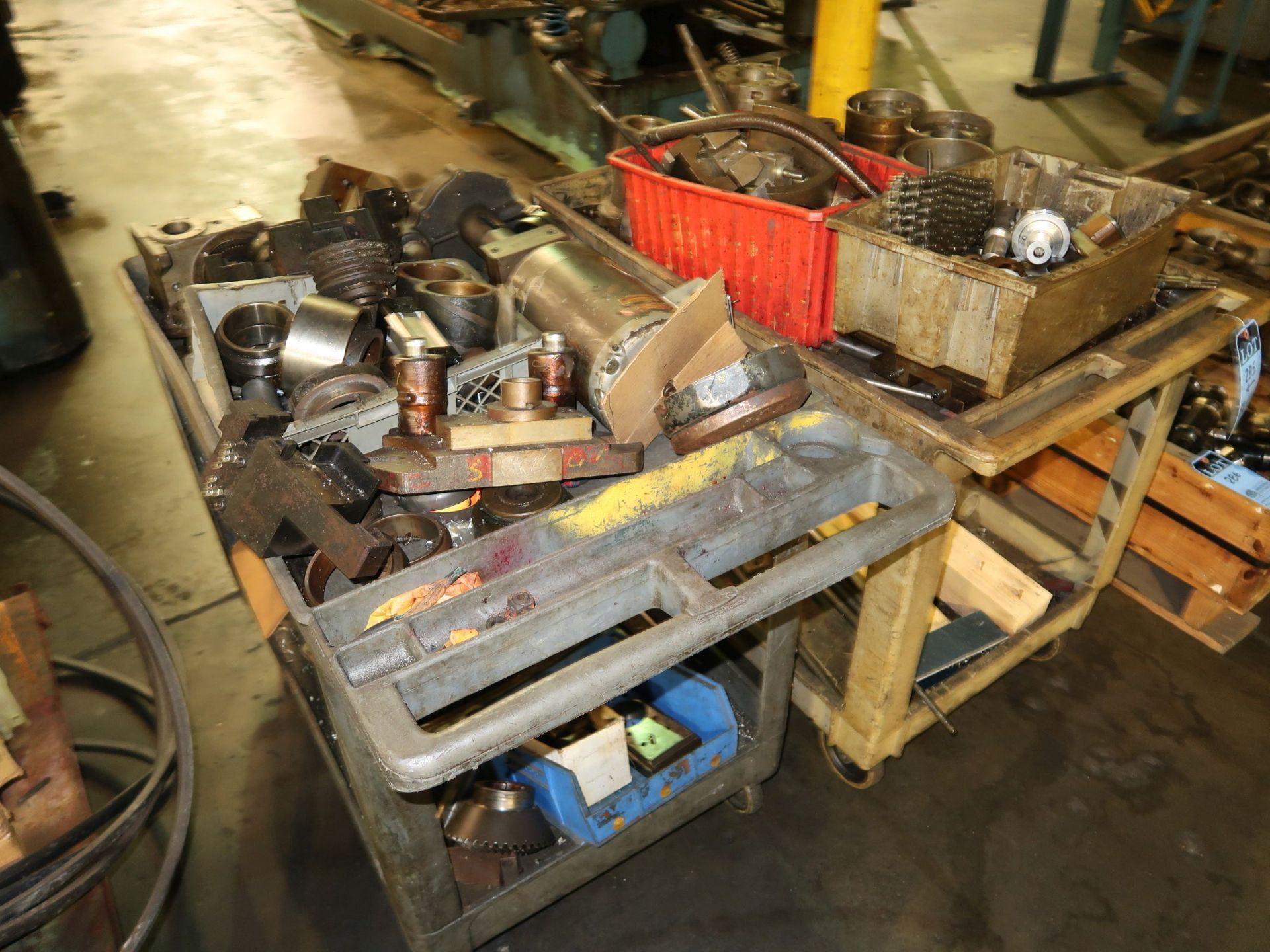 (LOT) MISCELLANEOUS ACME PARTS WITH CABINETS AND CARTS - Image 7 of 7