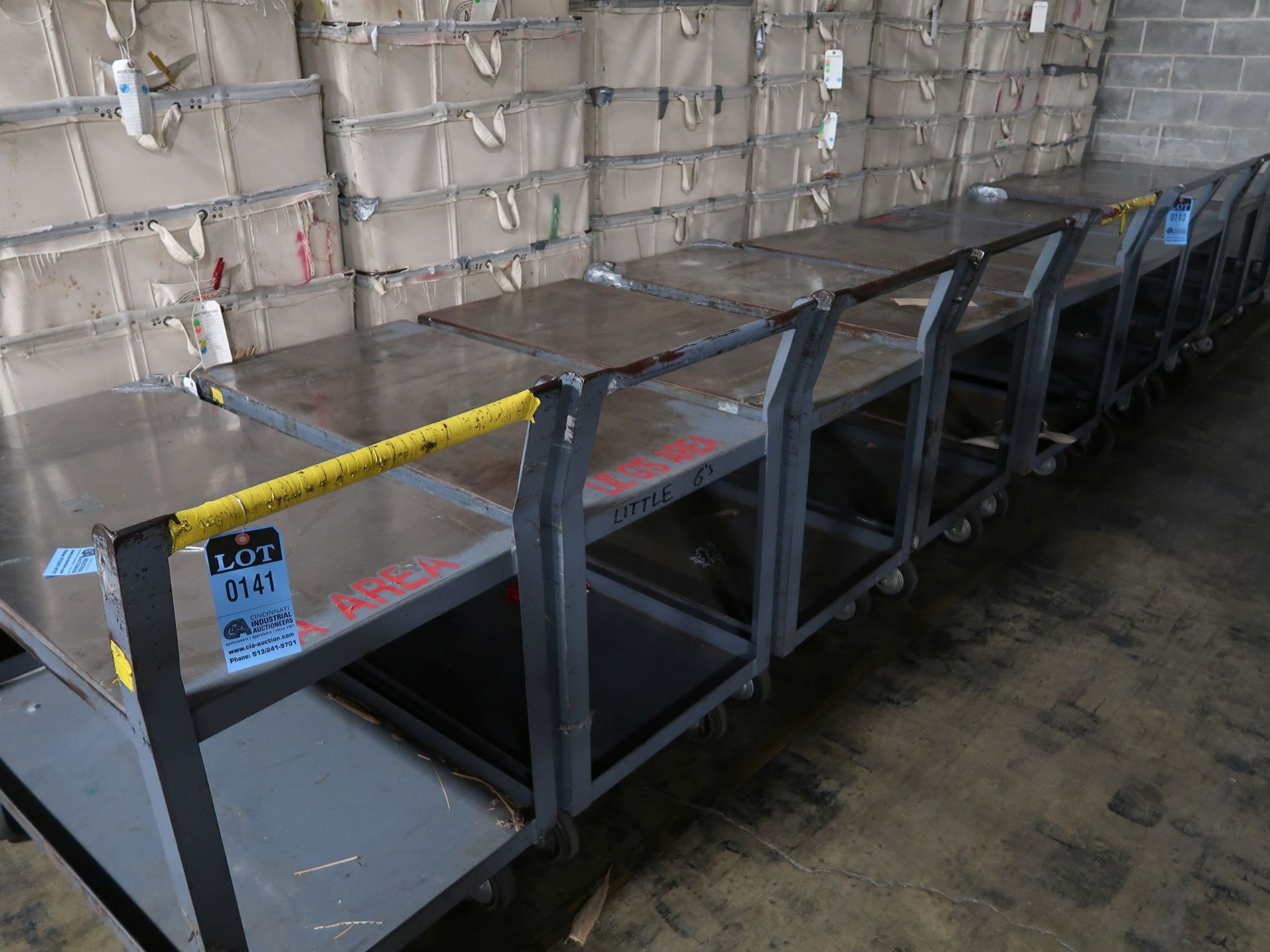 24" X 48" HEAVY DUTY STEEL 2-TIER CARTS