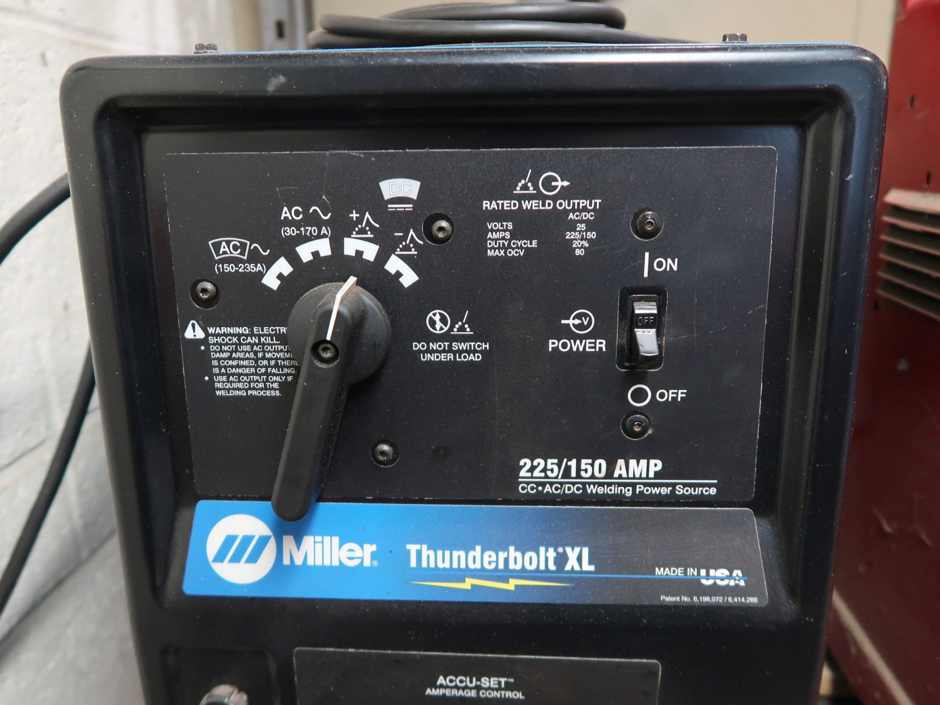 225-AMP MILLER THUNDERBOLT XL WELDER - Image 2 of 3