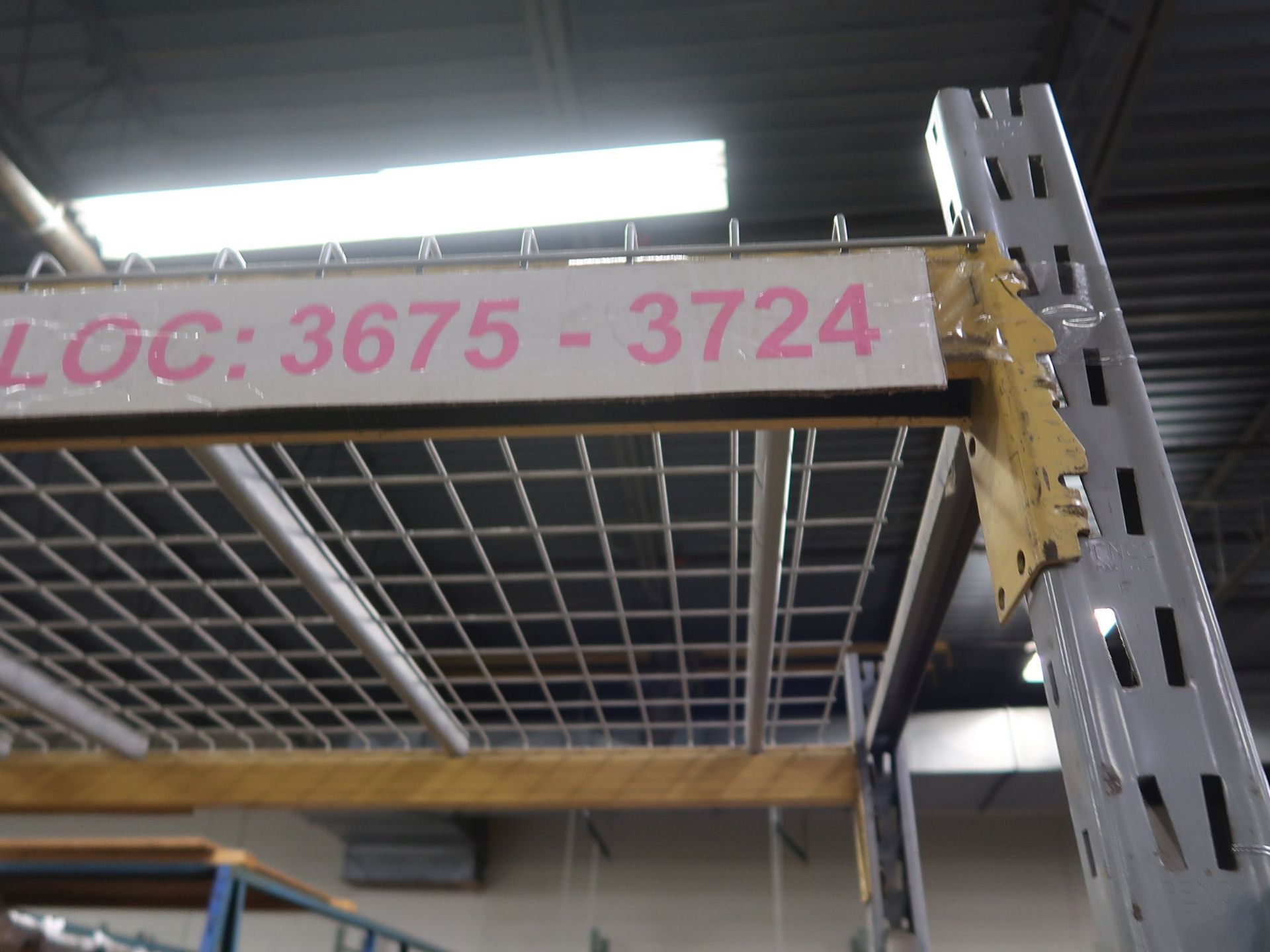 SECTIONS 96" X 42" X 96" ADJUSTABLE BEAM PALLET RACK; (5) 42" X 96" UPRIGHTS, (16) 96" CROSS - Image 2 of 2