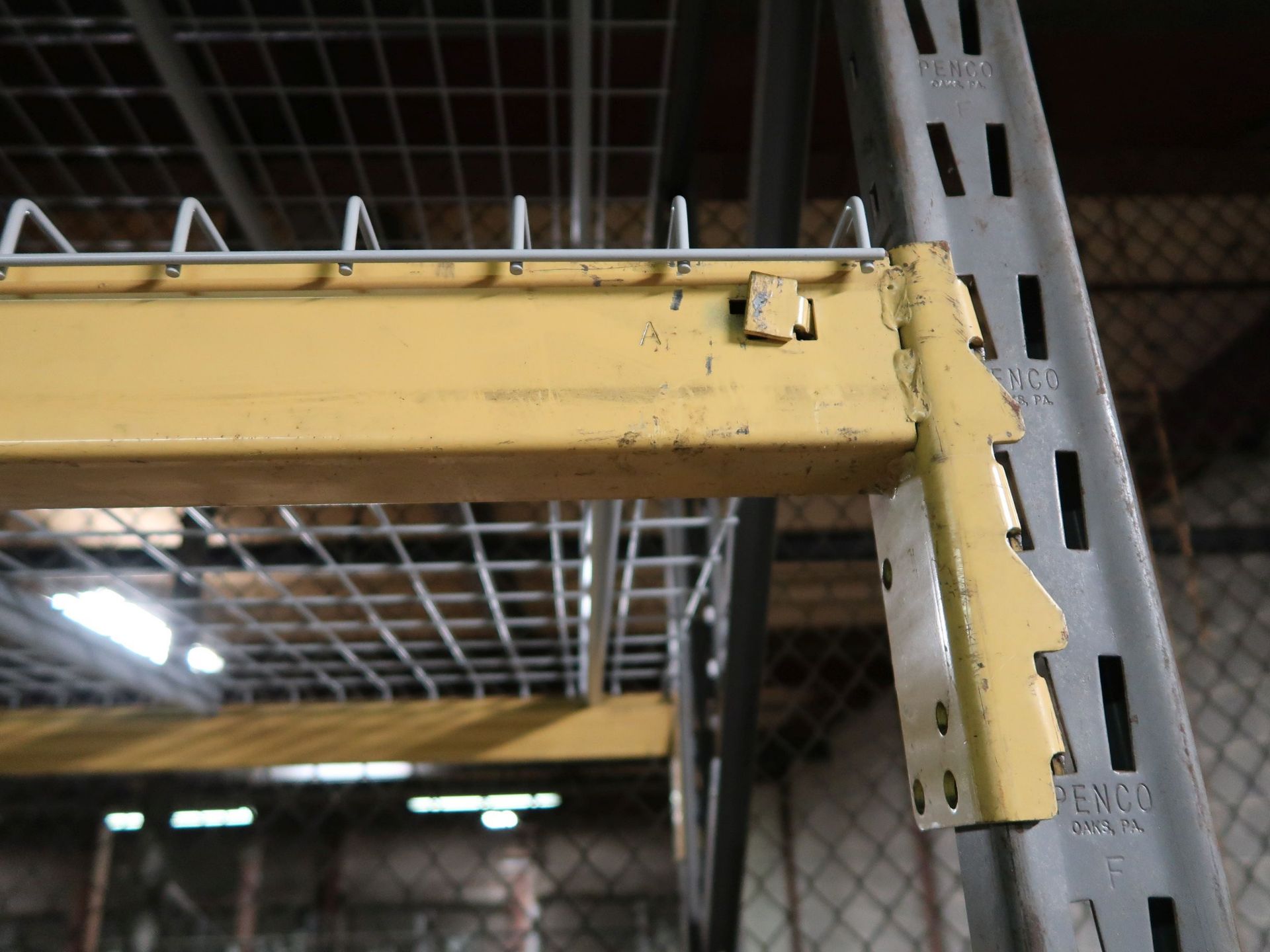 SECTIONS 96" X 42" X 120" ADJUSTABLE BEAM PALLET RACK; (3) 42" X 120" UPRIGHTS, (8) 96" X 3" - Image 2 of 2