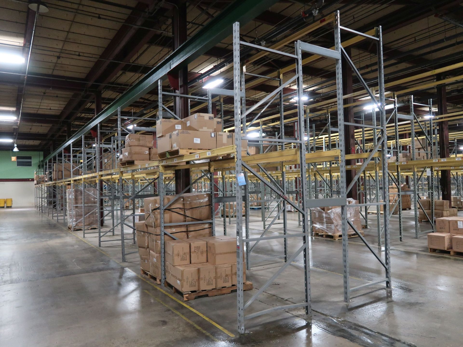 SECTIONS - (14) SECTIONS 96" X 42" X 168" & (14) SECTIONS 96" X 42" X 144" ADJUSTABLE BEAM PALLET