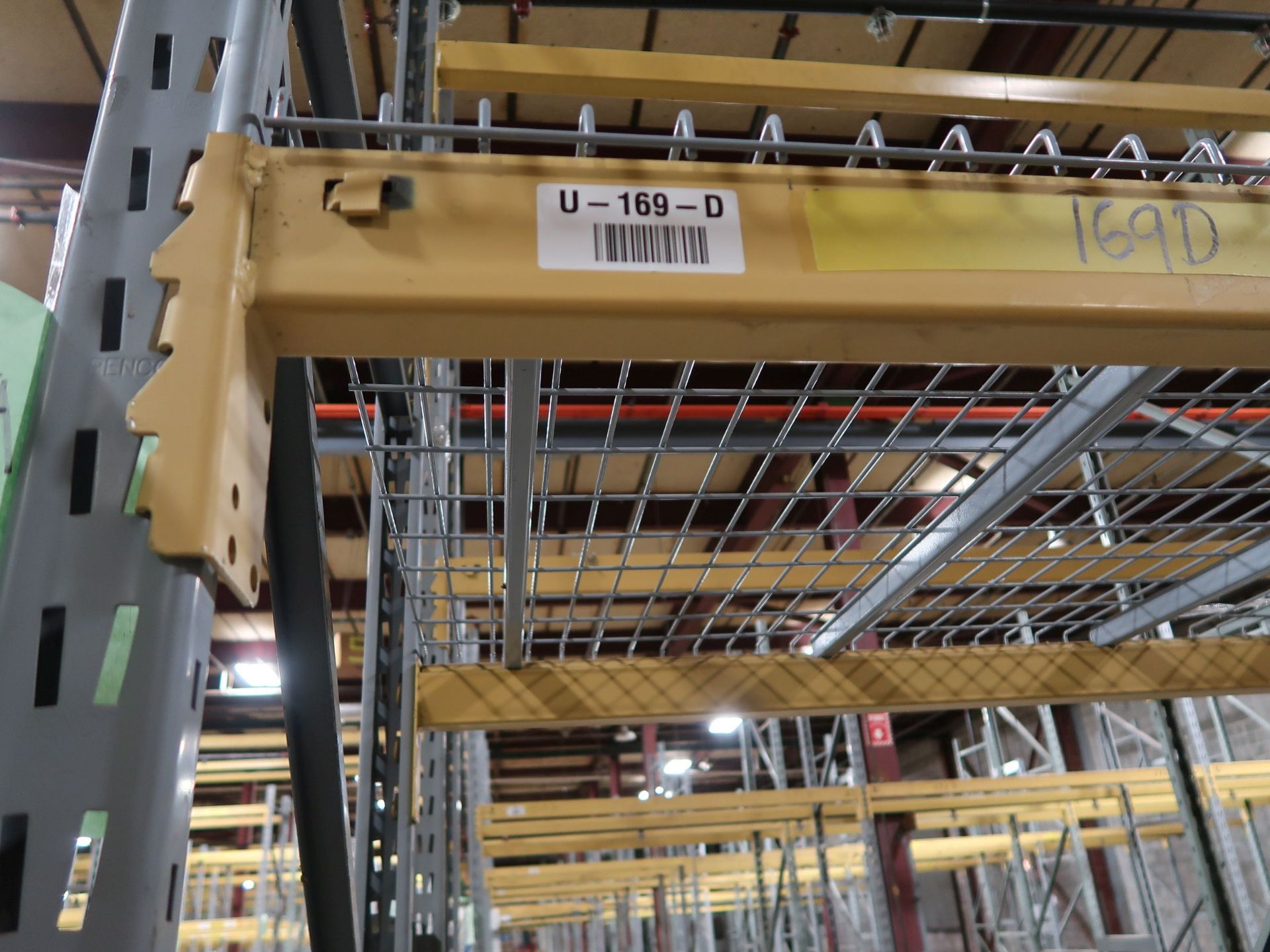 SECTIONS 96" X 42" X 168" ADJUSTABLE BEAM PALLET RACK; (10) 42" X 168" UPRIGHTS, (50) 96" X 3" - Image 3 of 3