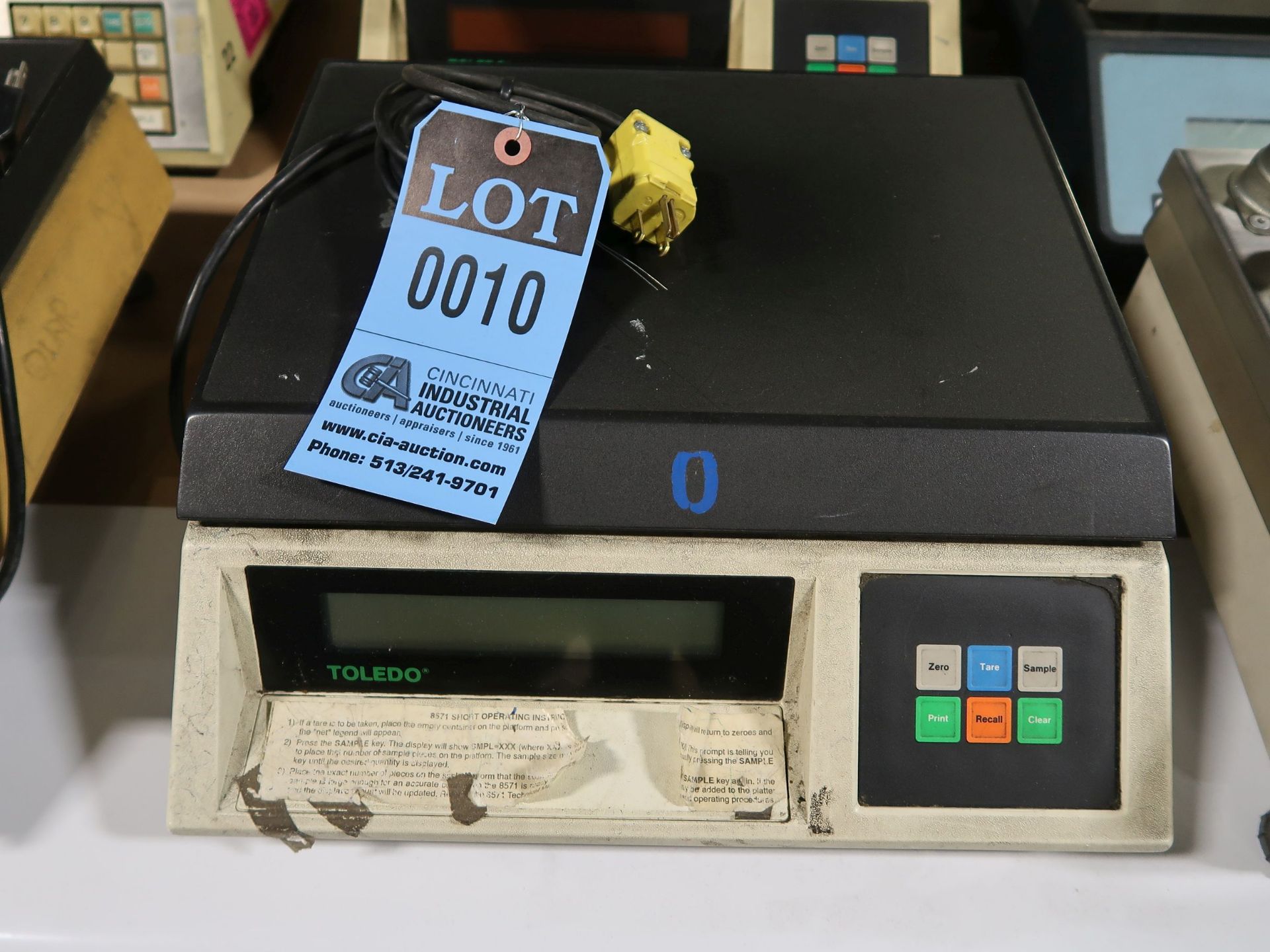 100 LB. TOLEDO DIGITAL COUNTING SCALE