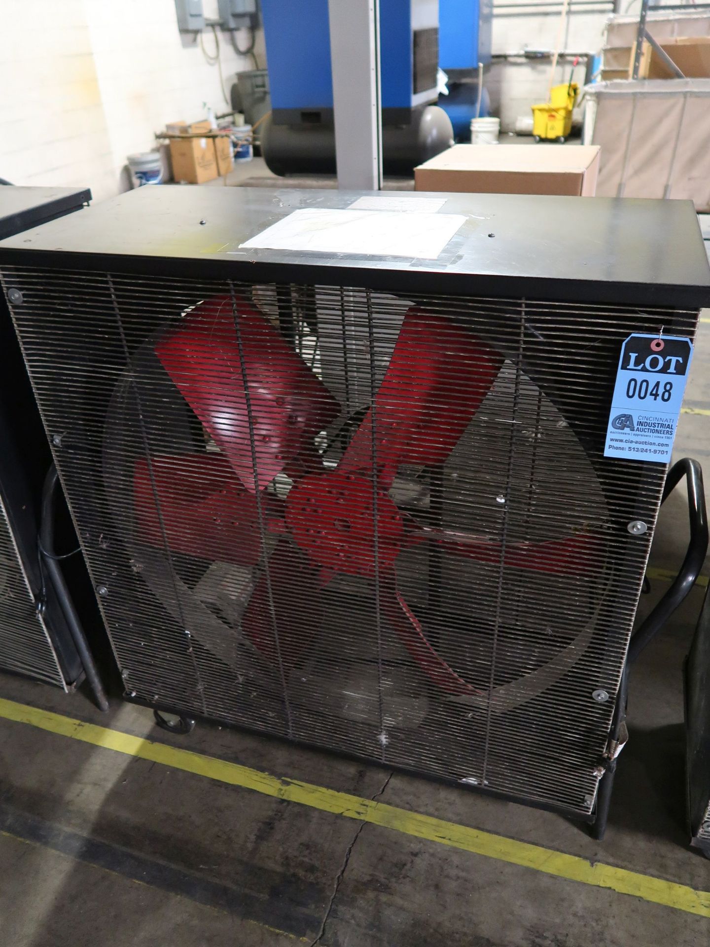 36" DAYTON PORTABLE BOX AIR CIRCULATOR