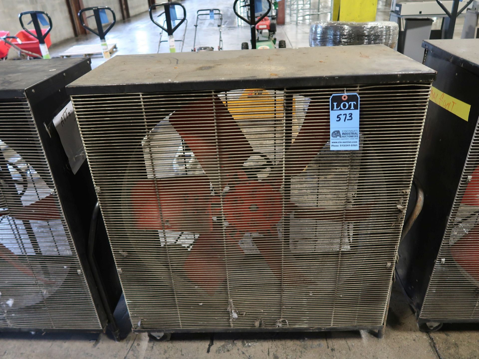 36" PORTABLE BOX AIR CIRCULATOR - LOCATED AT 90 HAMILTON ROAD LOCATION