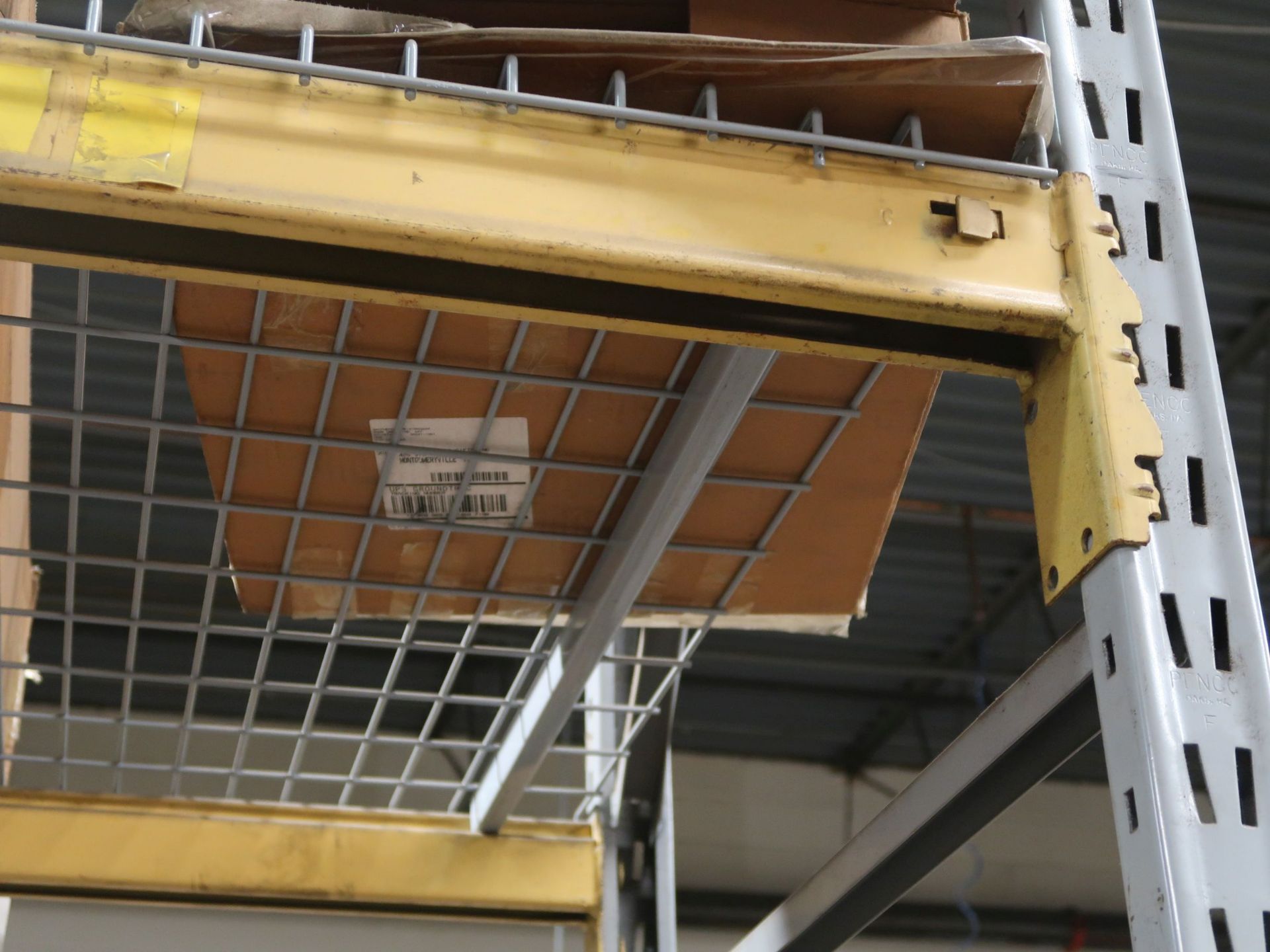 SECTIONS 96" X 42" X 144" ADJUSTABLE BEAM PALLET RACK; (12) 42" X 144" UPRIGHTS, (60) 96" - Image 4 of 4