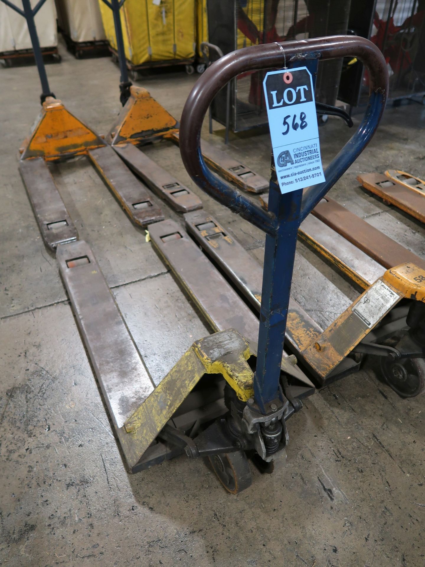 5,500 LB. PALLET TRUCK - LOCATED AT 90 HAMILTON ROAD LOCATION