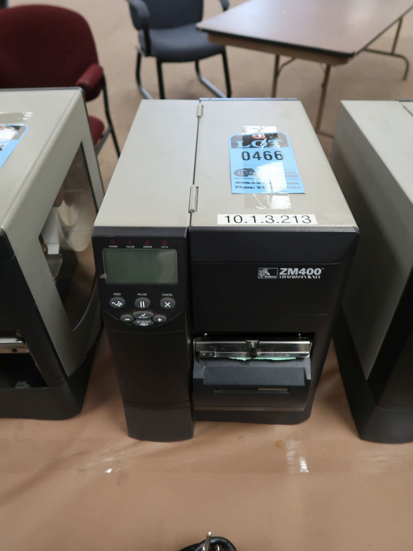 ZEBRA MODEL ZM400 LABEL PRINTER