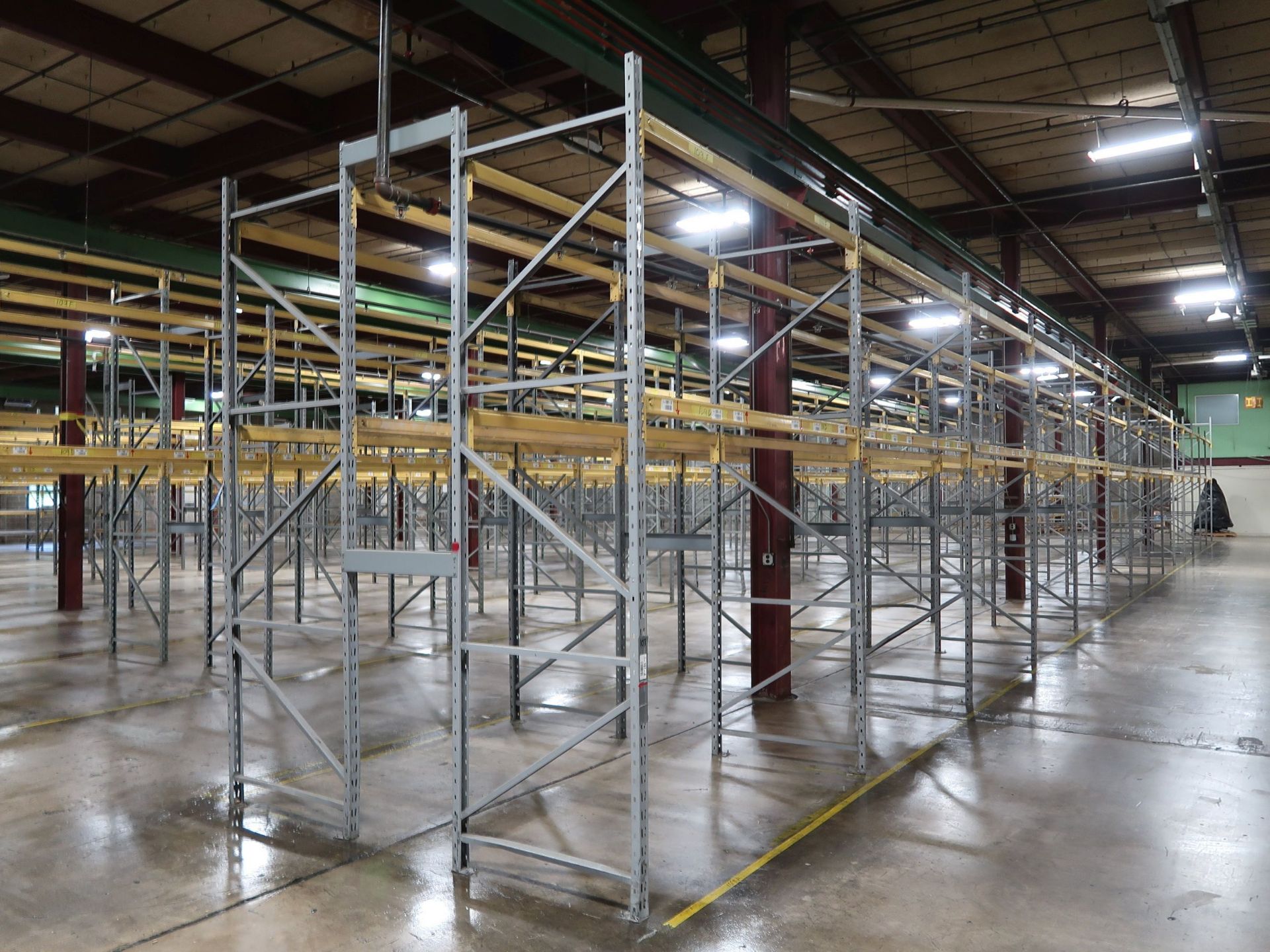 SECTIONS - (24) SECTIONS 96" X 42" X 144" & (4) SECTION 96" X 42" X 168" ADJUSTABLE BEAM PALLET - Image 2 of 3