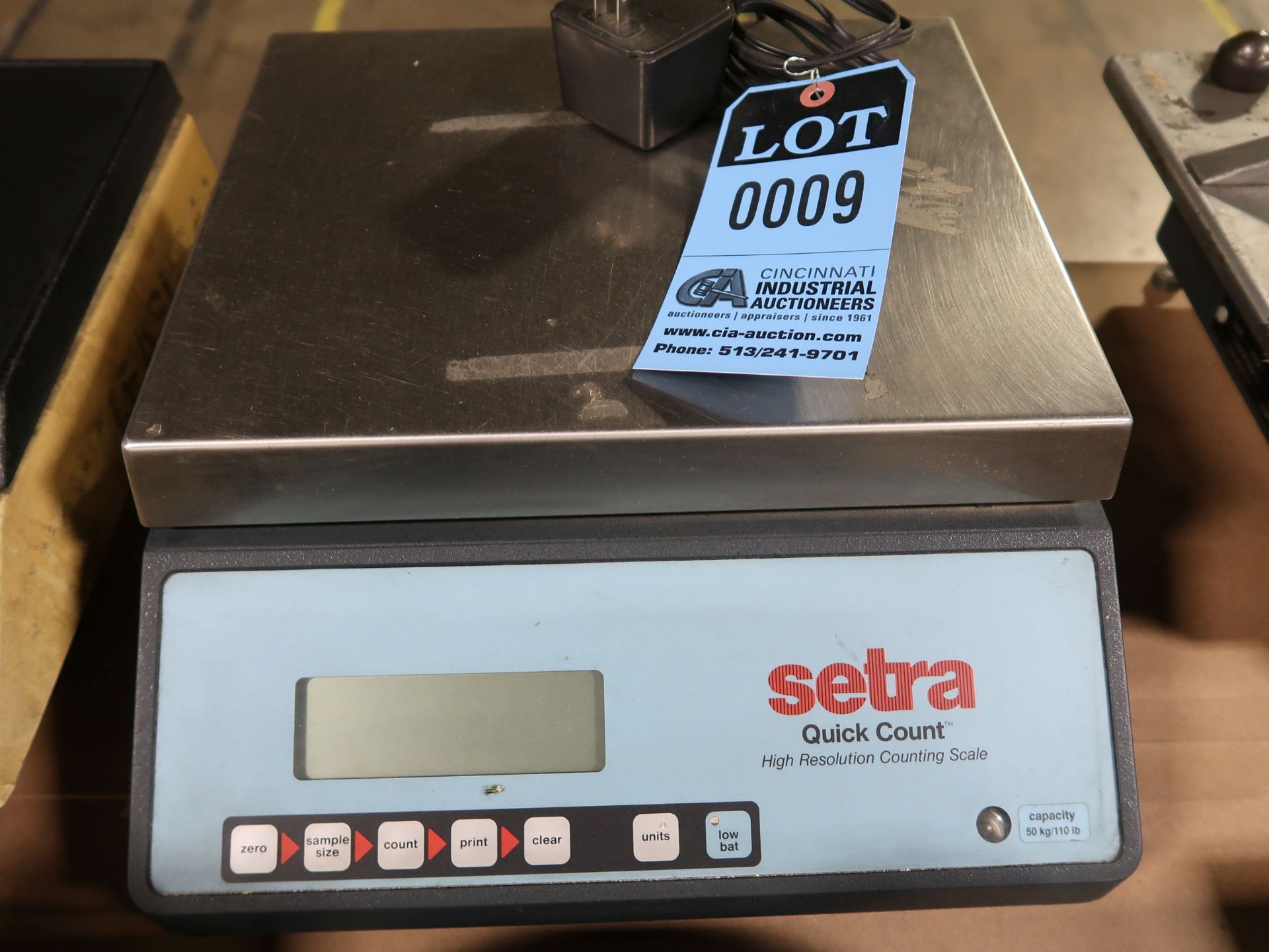 100 LB. SETRA QUICK COUNT DIGITAL COUNTING SCALE