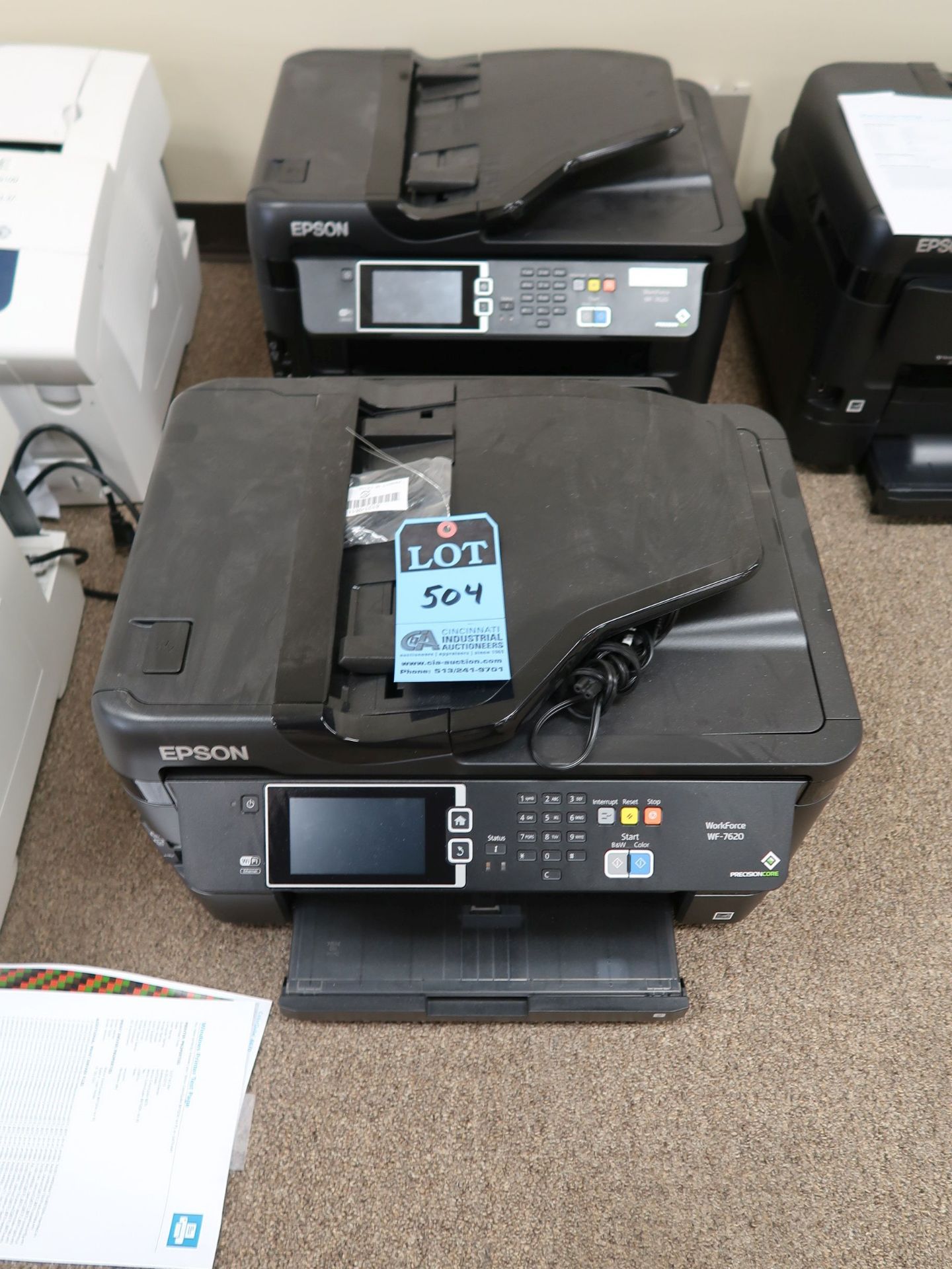 EPSON WORKFORCE WF-7620 PRINTERS