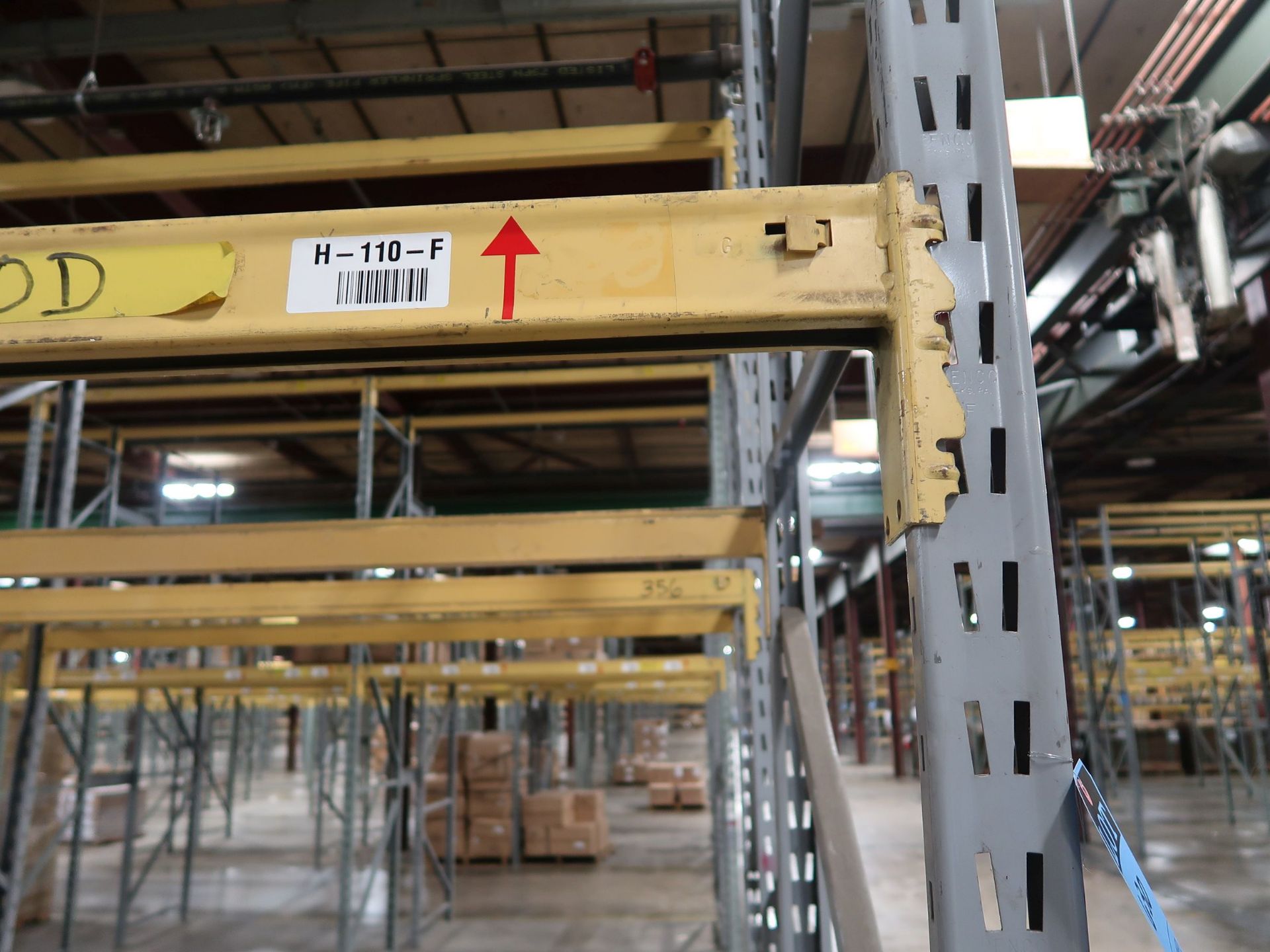 SECTIONS - (24) SECTIONS 96" X 42" X 144" & (4) SECTION 96" X 42" X 168" ADJUSTABLE BEAM PALLET - Image 3 of 3