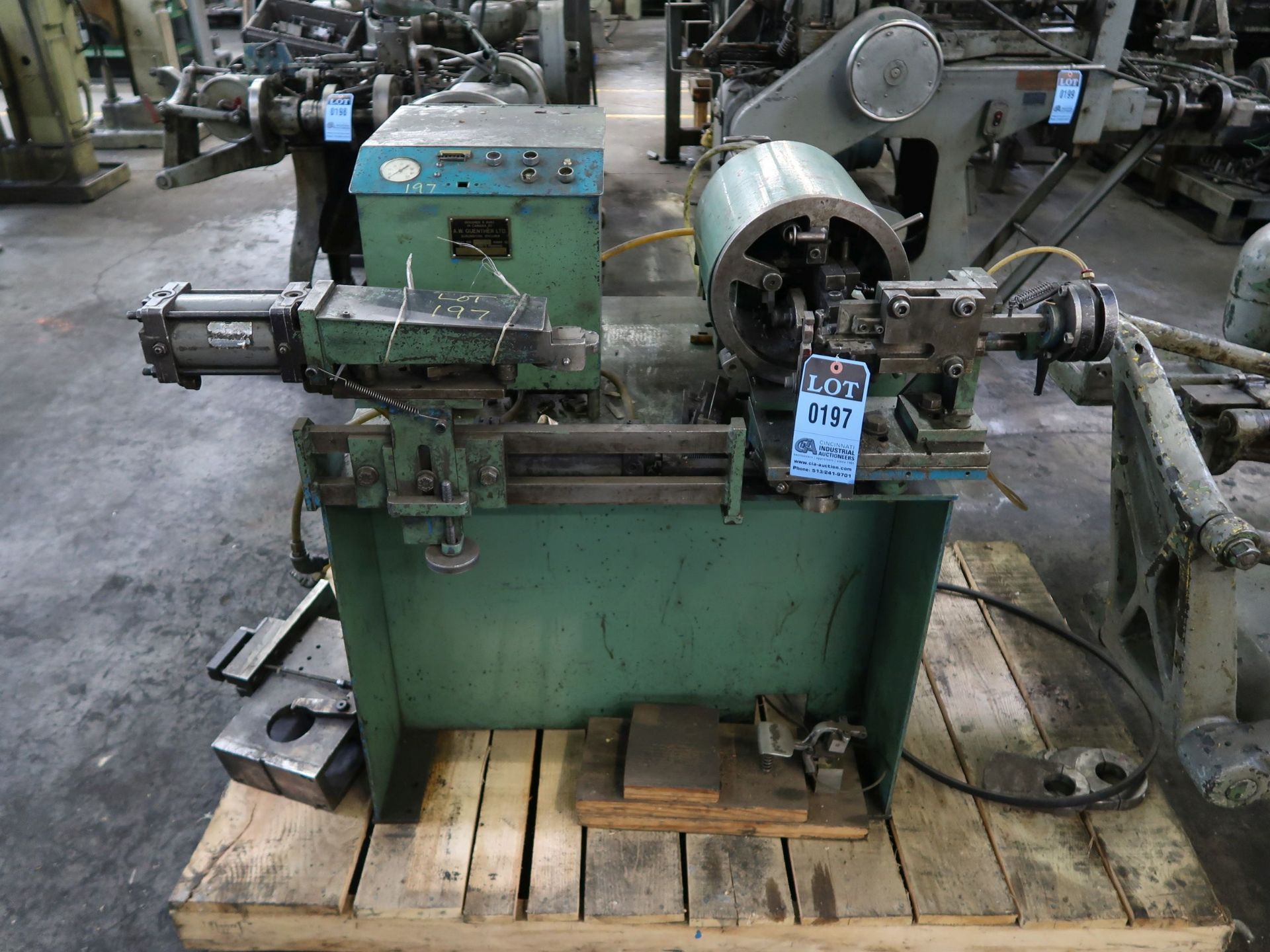 AW GUENTHER MARK III AUTOMATIC LOOPING MACHINE; S/N 3-2CHD