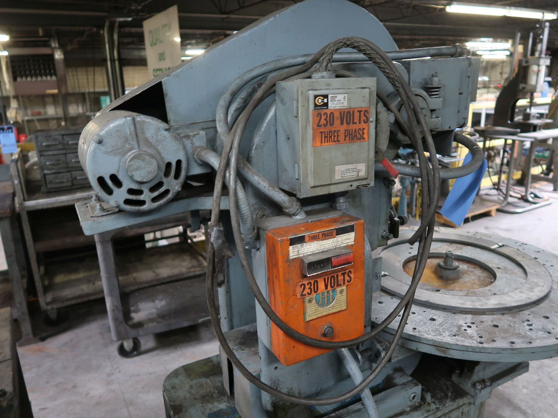 MFG UNKNOWN PUNCH PRESS WITH 30" CAROUSEL - Image 3 of 3