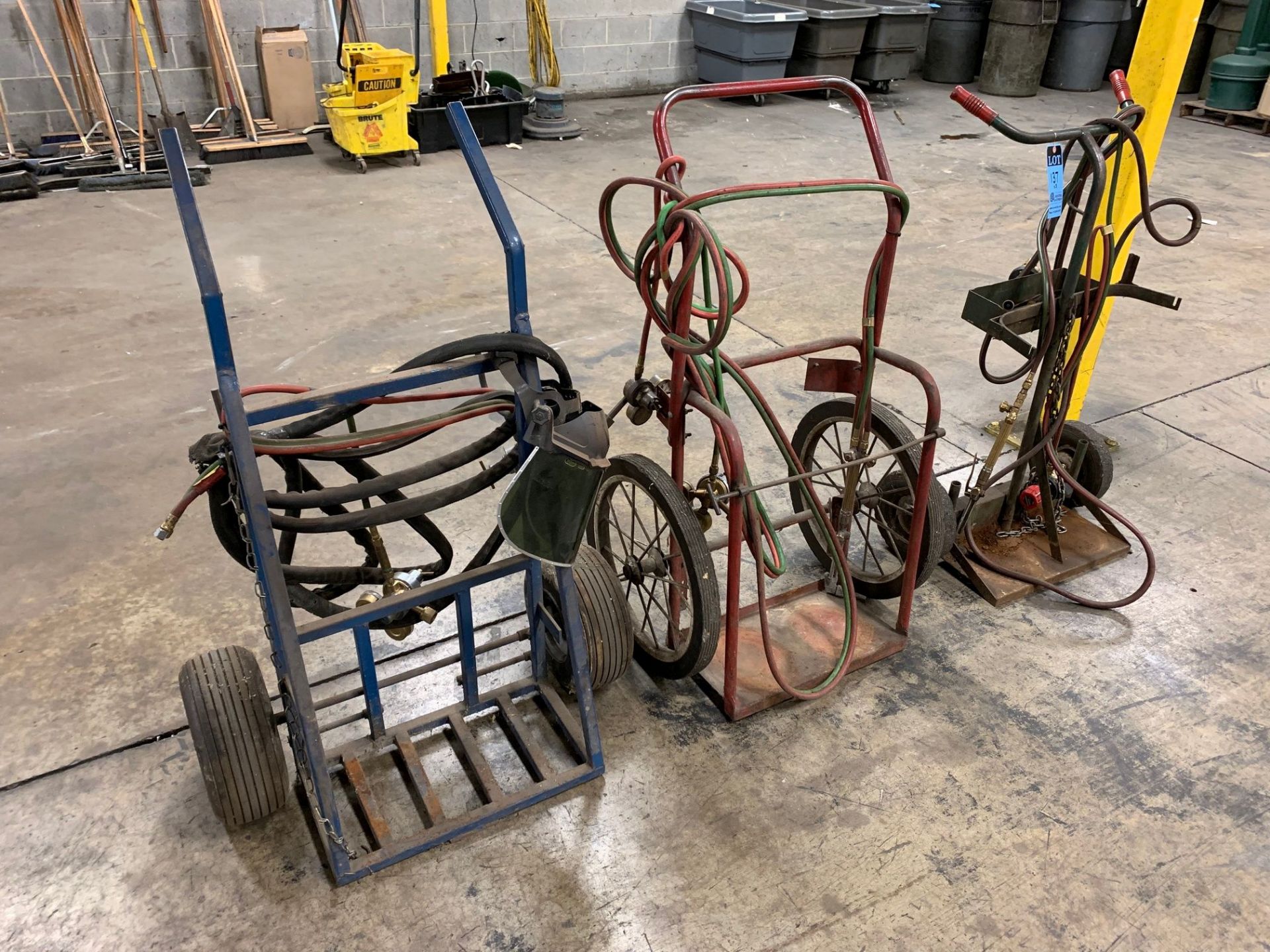 OXY-ACETYLENE CARTS WITH HOSE AND GAGES - Image 2 of 2