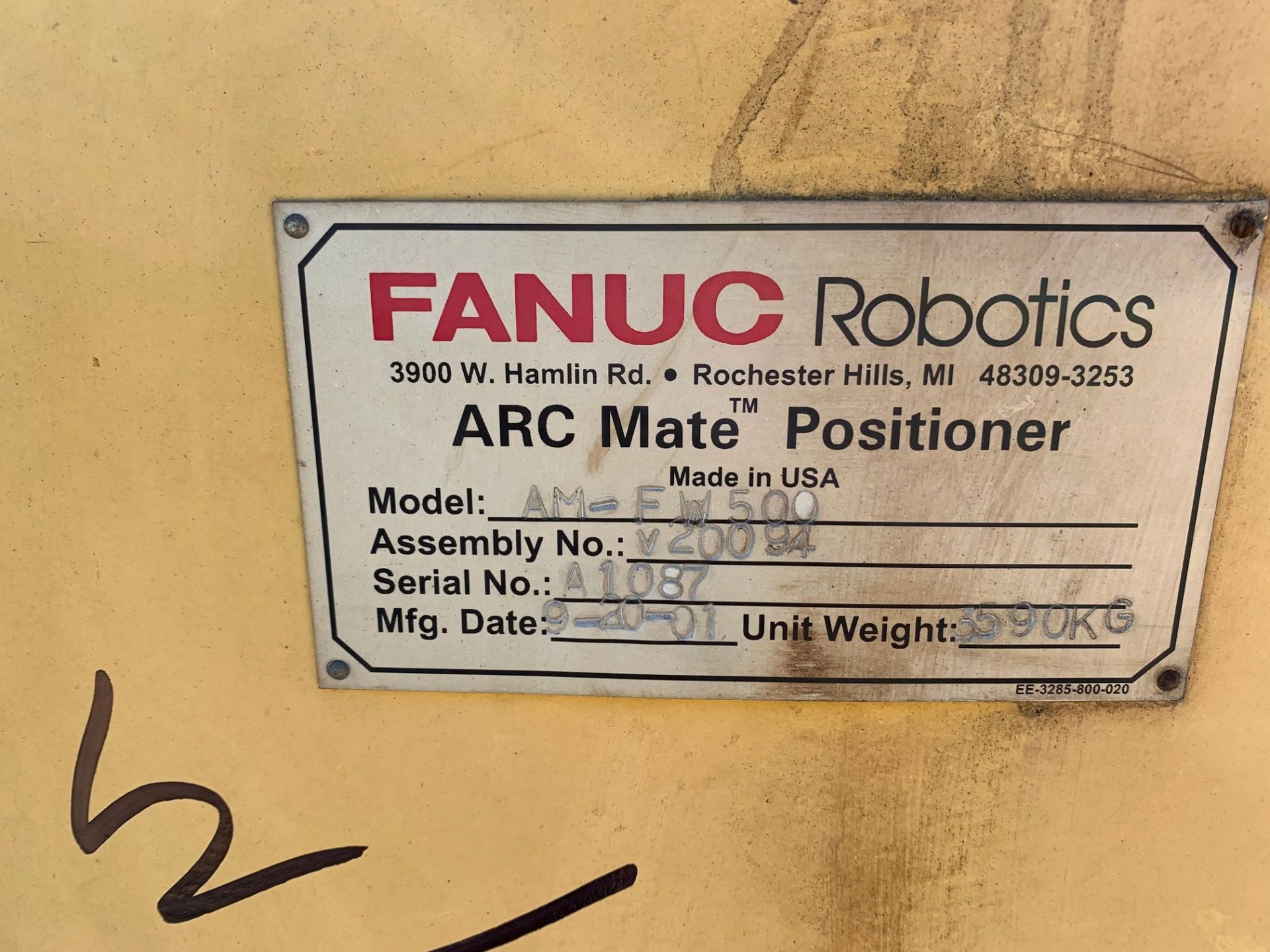 FANUC ARCMATE 100/B ROBOTIC MIG WELDER NO. F-69014 WITH LINCOLN ELECTRIC POWER REAM - Image 17 of 17