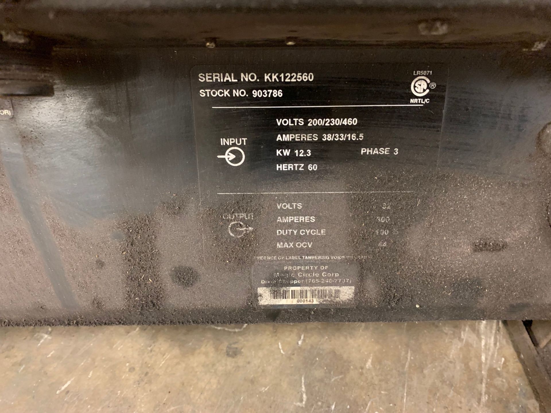 300 AMP MILLER MODEL CP-302 CV-DC WELDING POWER SOURCE; S/N KK152560 WITH 24 VOLT MILLER 70 SERIES - Image 4 of 4