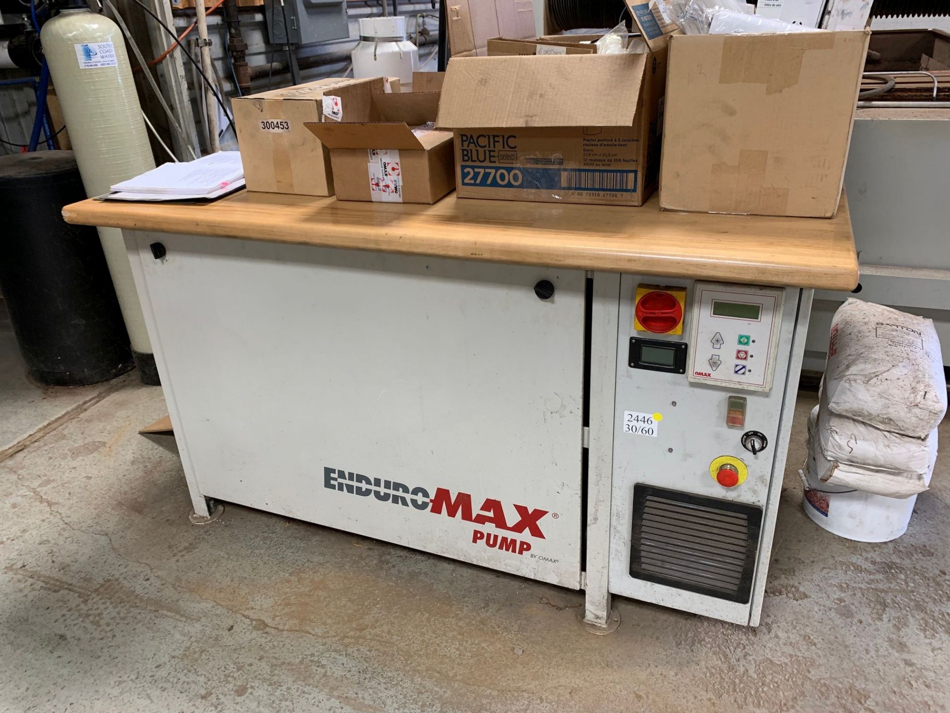 OMAX MODEL 60120 CNC WATER JET; S/N H511846, 10'6" X 5'-2' CUTTING ENVELOPE, 8" Z-AXIS, 12' X 6-1/2' - Image 15 of 18