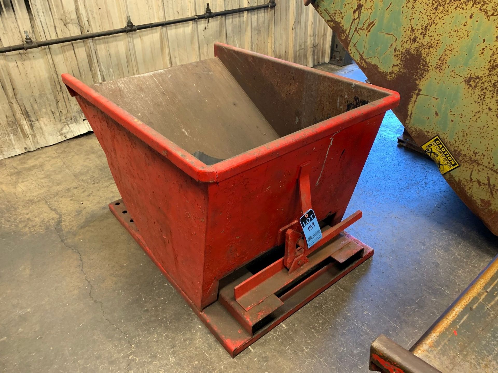 1 CUBIC YARD APPROX. SELF DUMPING HOPPER