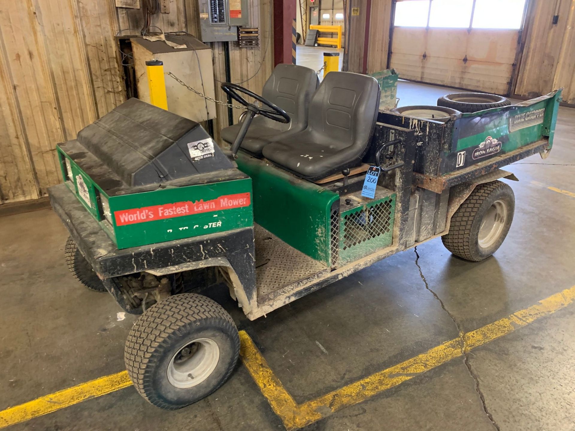 CUSHMAN MODEL 4W JUNIOR TURF GAS POWERED ALL TERRAIN DUMP BED UTILITY VEHICLE **OUT OF SERVICE**