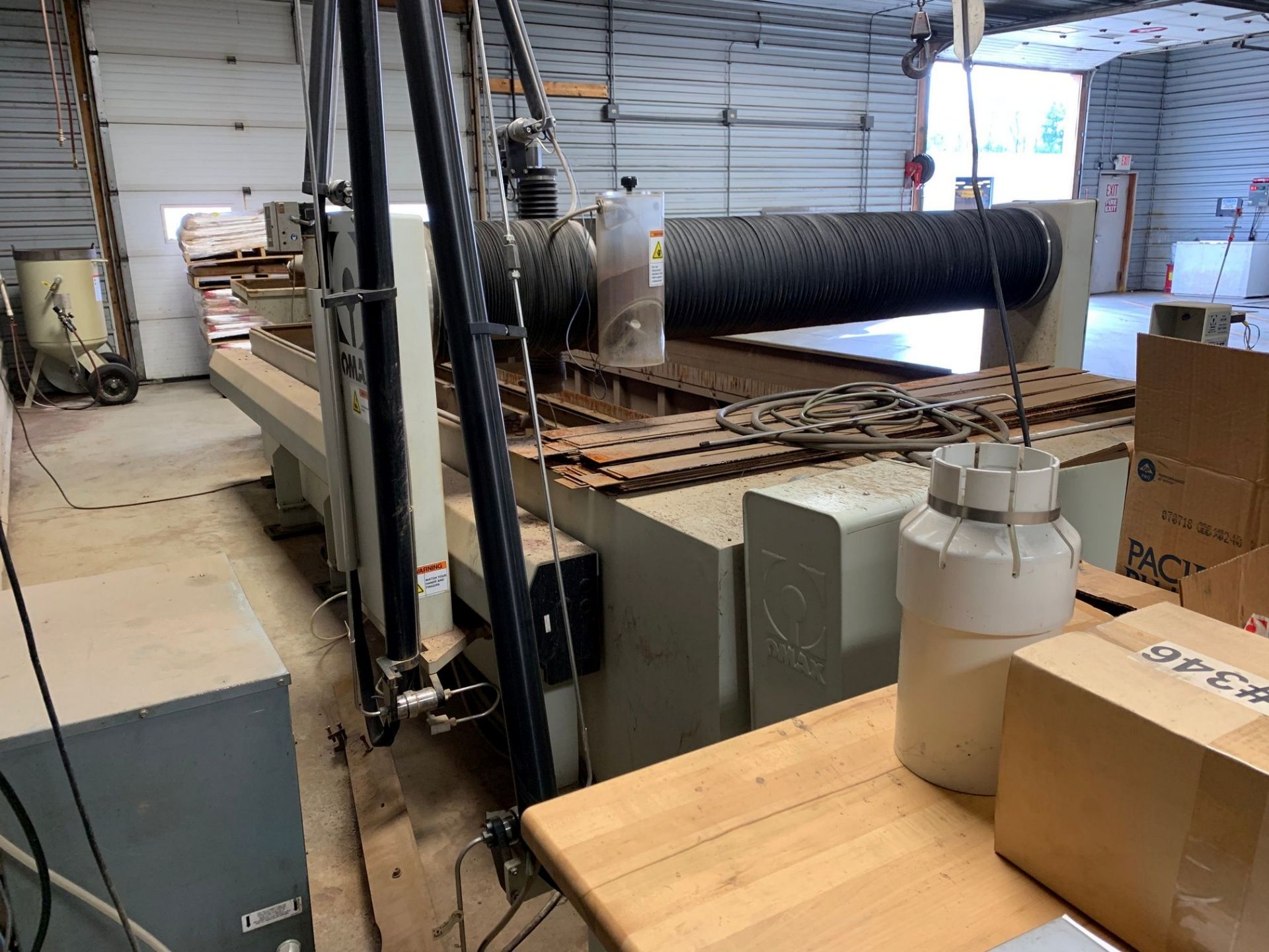 OMAX MODEL 60120 CNC WATER JET; S/N H511846, 10'6" X 5'-2' CUTTING ENVELOPE, 8" Z-AXIS, 12' X 6-1/2' - Image 18 of 18