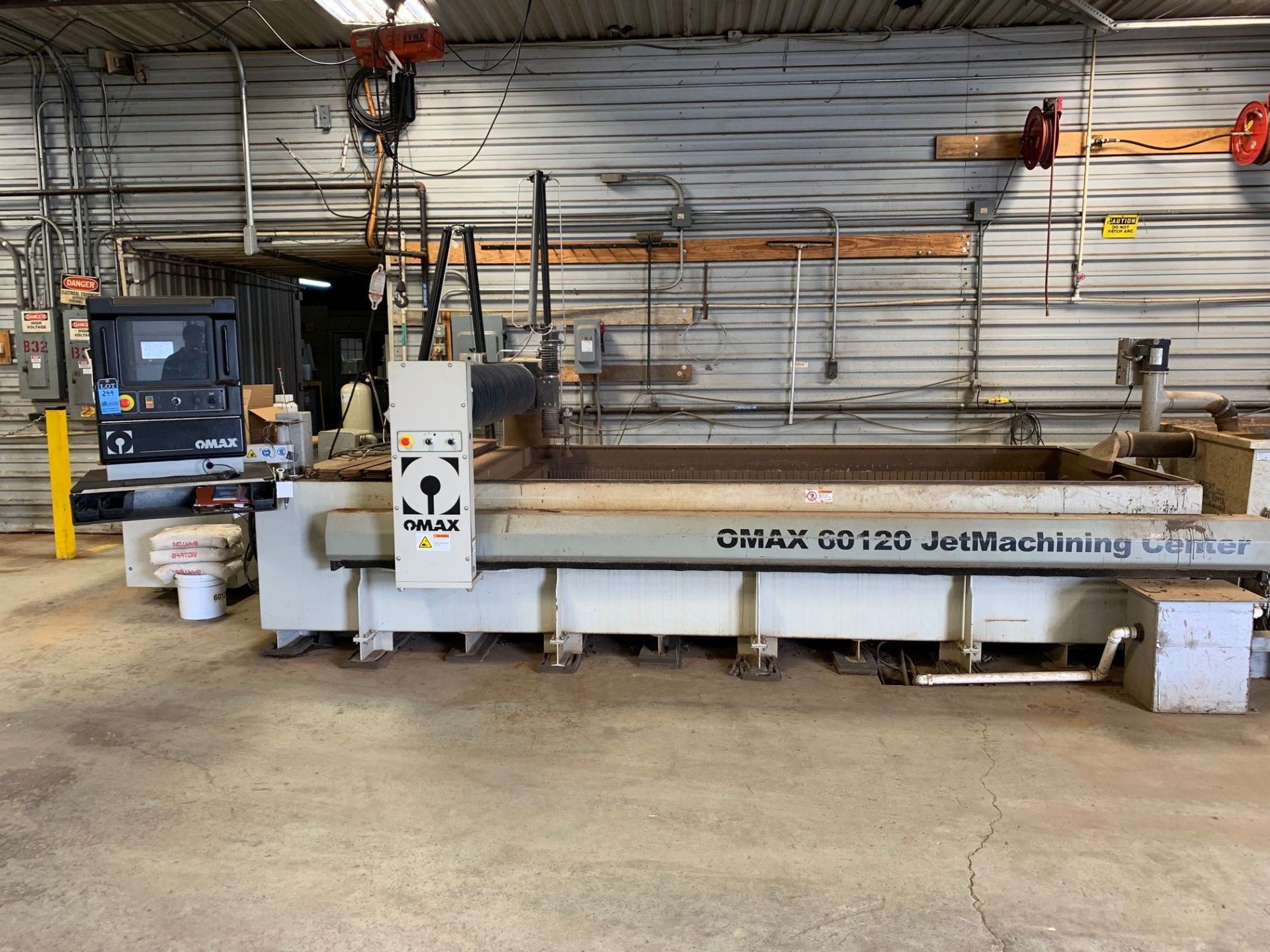 OMAX MODEL 60120 CNC WATER JET; S/N H511846, 10'6" X 5'-2' CUTTING ENVELOPE, 8" Z-AXIS, 12' X 6-1/2' - Image 2 of 18