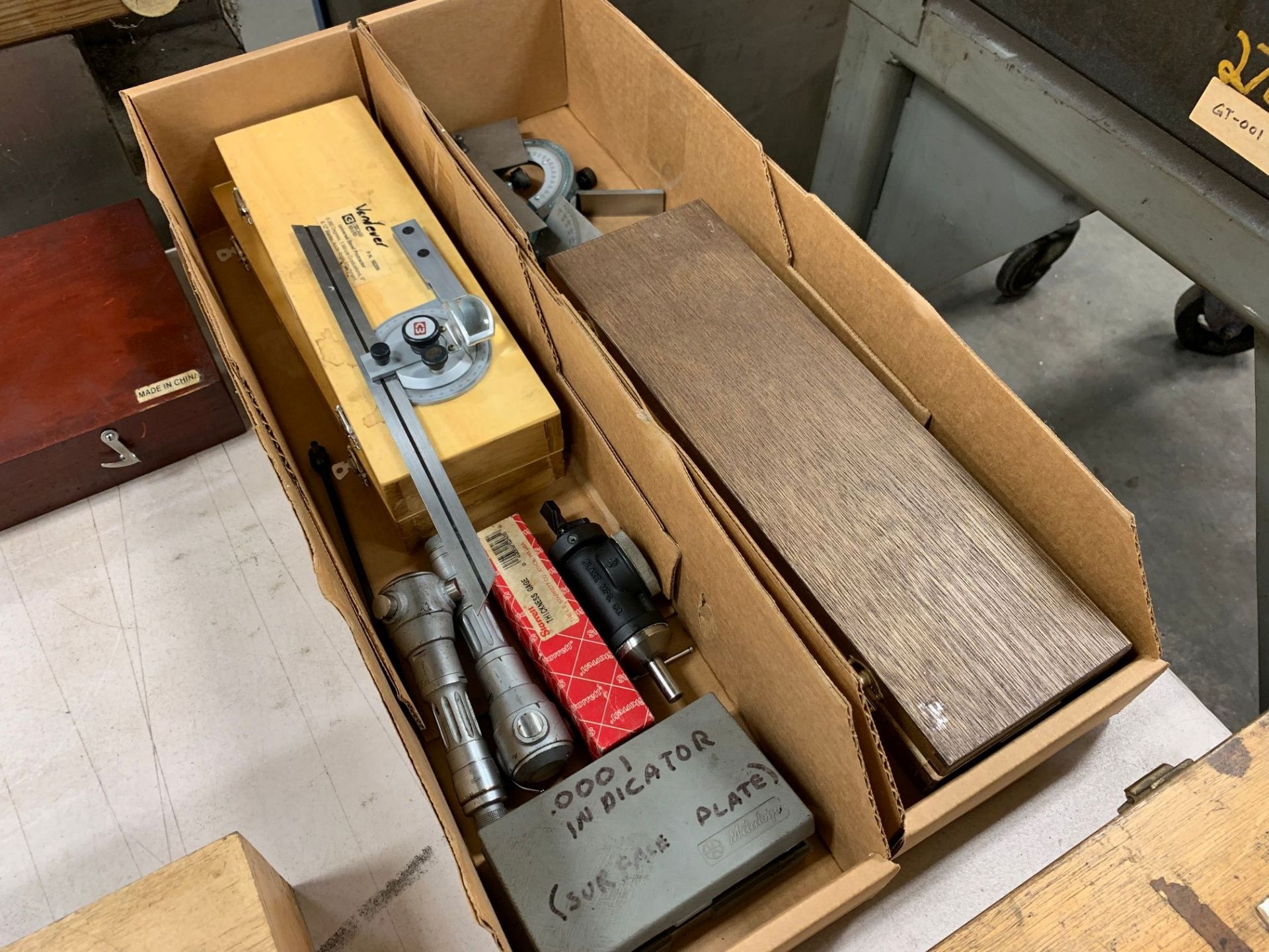 (LOT) MISCELLANEOUS INSPECTION TOOLS, CALIPERS, MISCELLANEOUS, BORE GAUGES, PROTRACTORS AND OTHER - Image 10 of 11