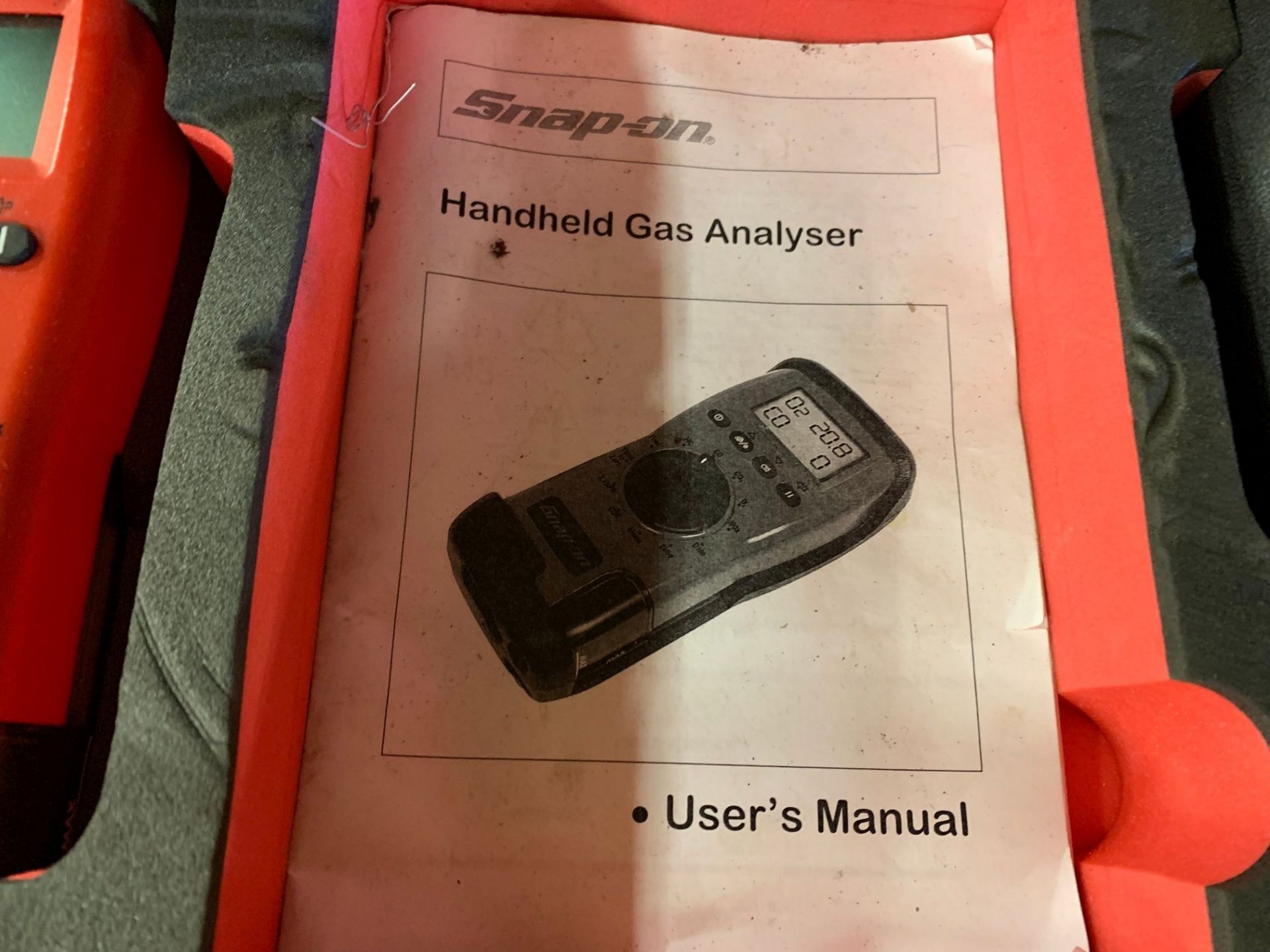 SNAP ON HAND HELD GAS ANALYZER - Image 2 of 3