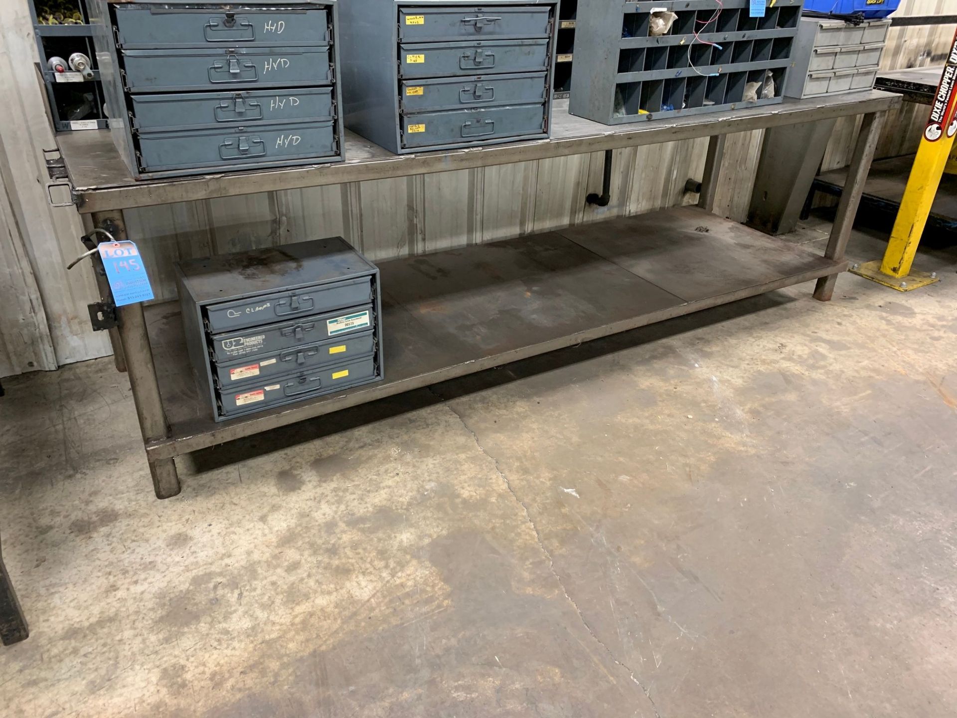 MISCELLANEOUS SIZE STEEL BENCHES **DELAYED REMOVAL - PICK UP 9-12-19**