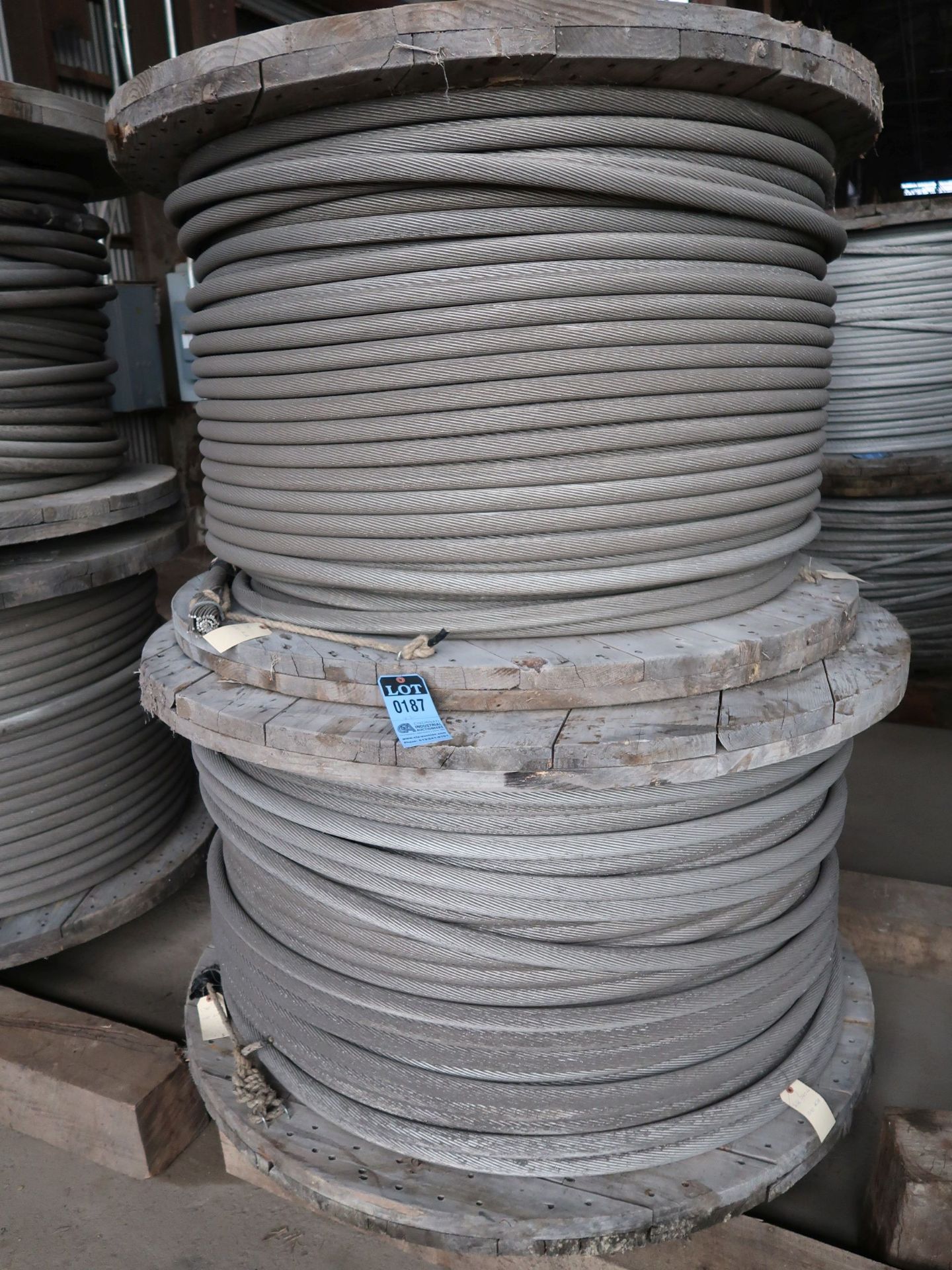 ROLLS 1590 ACRS ALUMINUM WIRE, UNKNOWN LENGTH