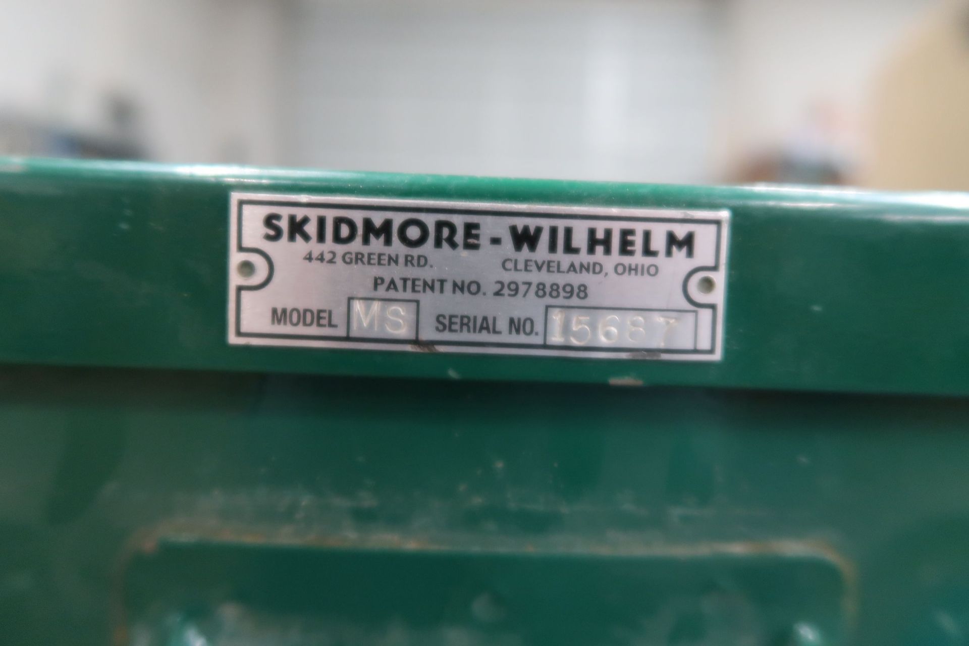 SKIDMORE-WILHELM MODEL MS BOLT TENSION CALIBRATOR; S/N 15687 - Image 2 of 2