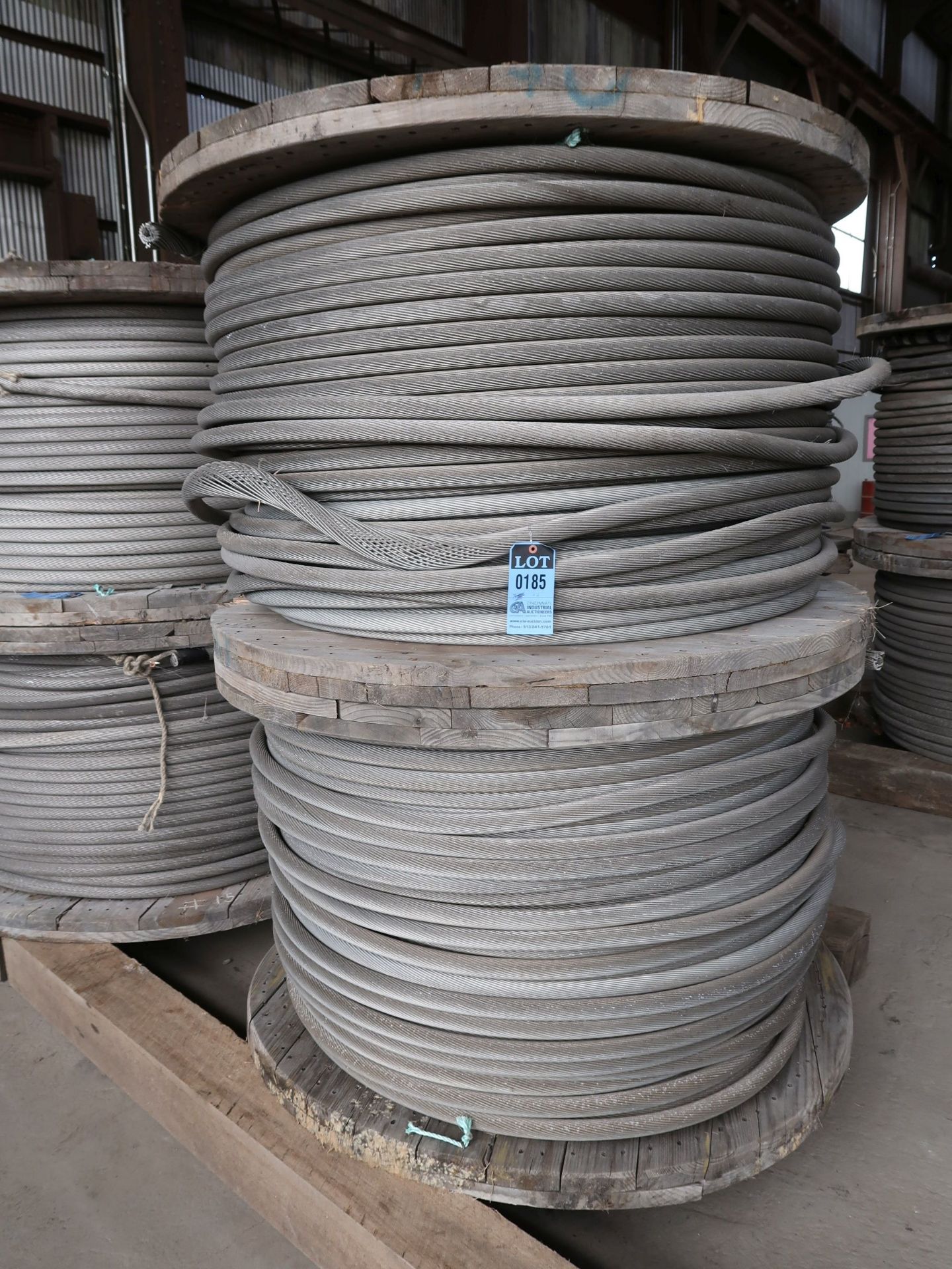 ROLLS 1590 ACRS ALUMINUM WIRE, UNKNOWN LENGTH