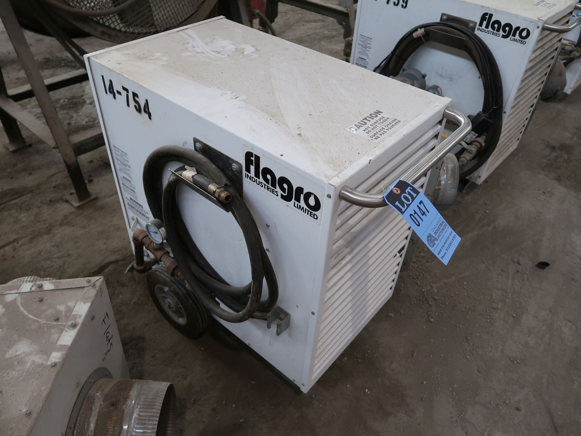 FLARGO MODEL THC-175DF PORTABLE DUAL FUEL HEATER, NATURAL GAS/PROPANE, 17,500 BTU - Image 2 of 3