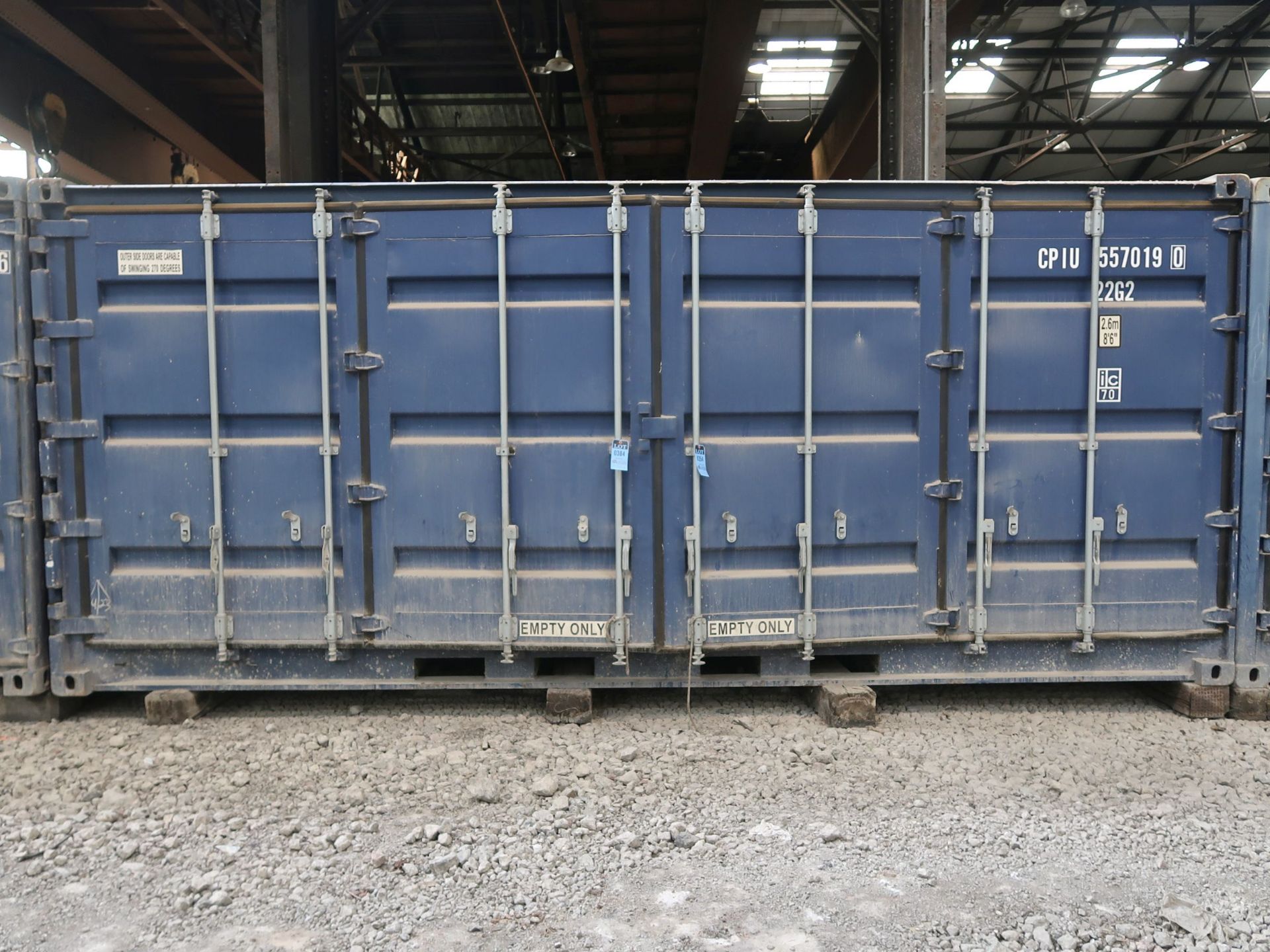 8' X 20' CONTAINER PROVIDER INTL CONEX STORAGE CONTAINER WITH STANDARD END DOOR AND SIDE DOORS, 1094