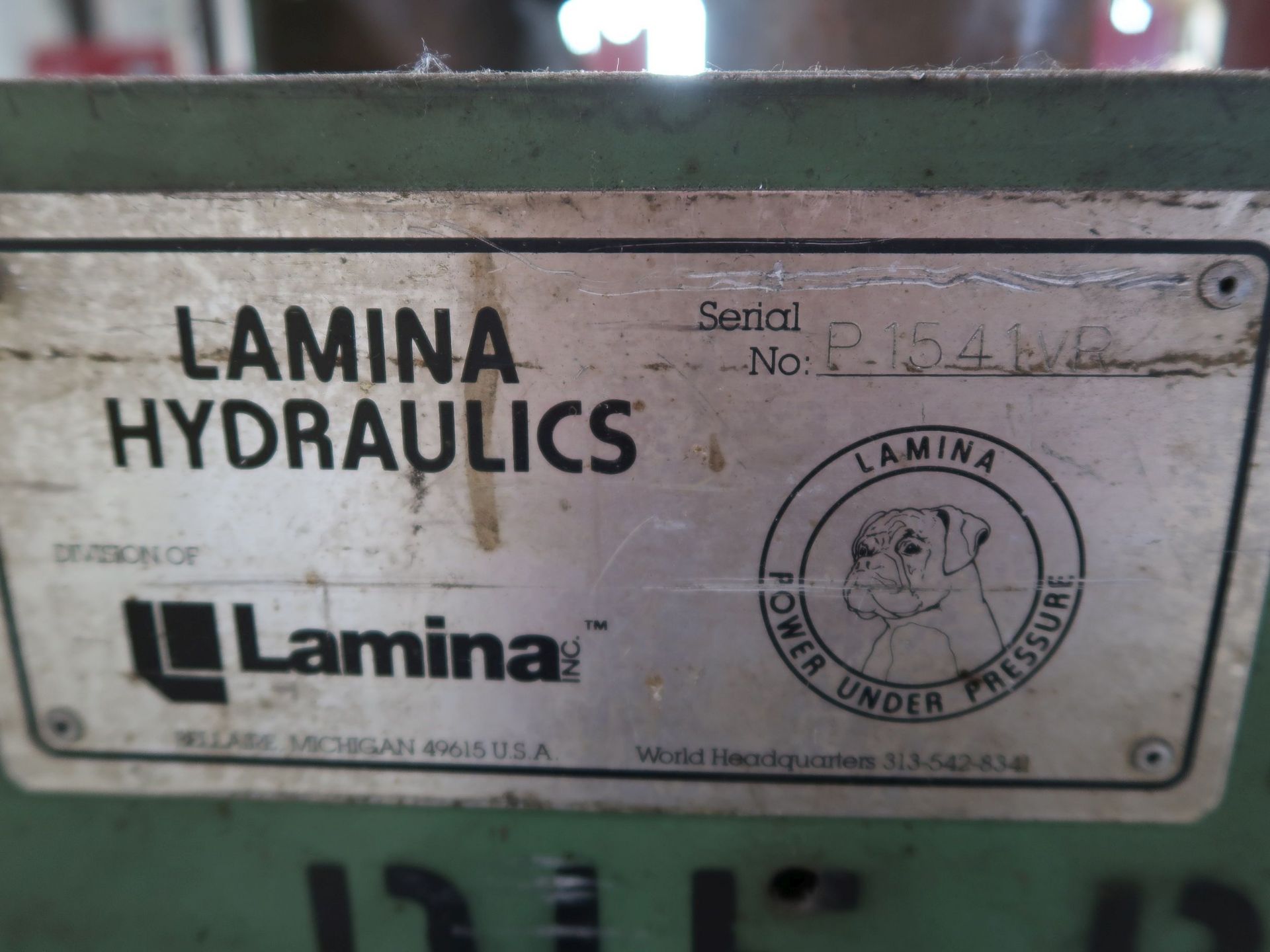 LAMINA HYDRAULICS PORTABLE HYDRAULIC MAGNETIC BASE DRILL; S/N P1541VR - Image 5 of 5