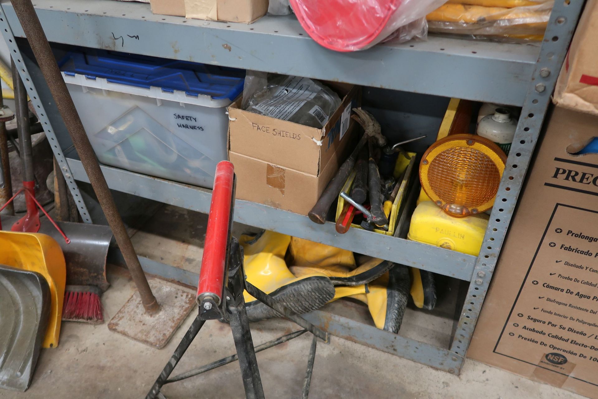 CONTENTS OF SHELF INCLUDING SAFETY EQUIPMENT AND FIRST AID CABINETS - Image 4 of 4