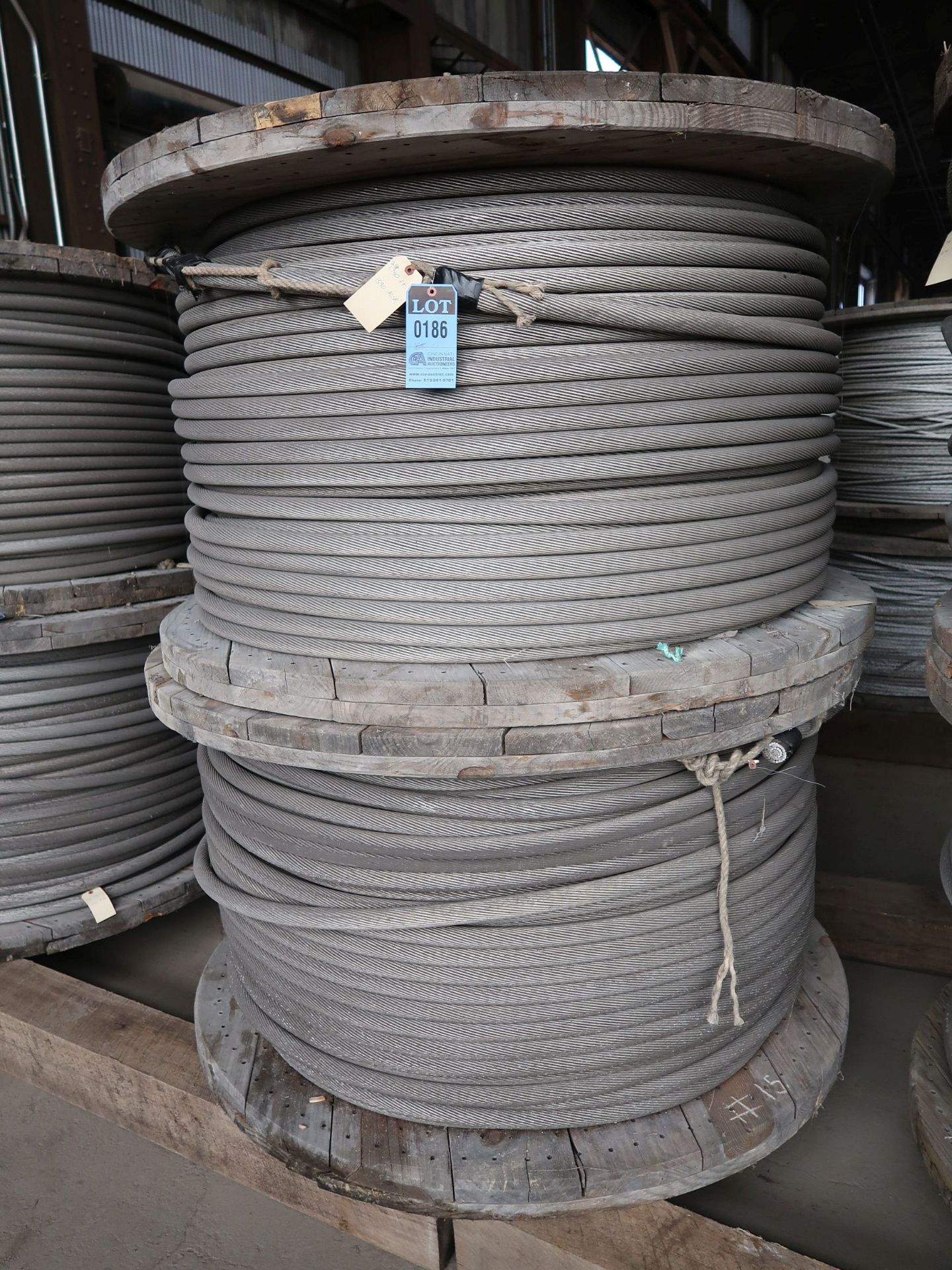 ROLLS 1590 ACRS ALUMINUM WIRE, UNKNOWN LENGTH