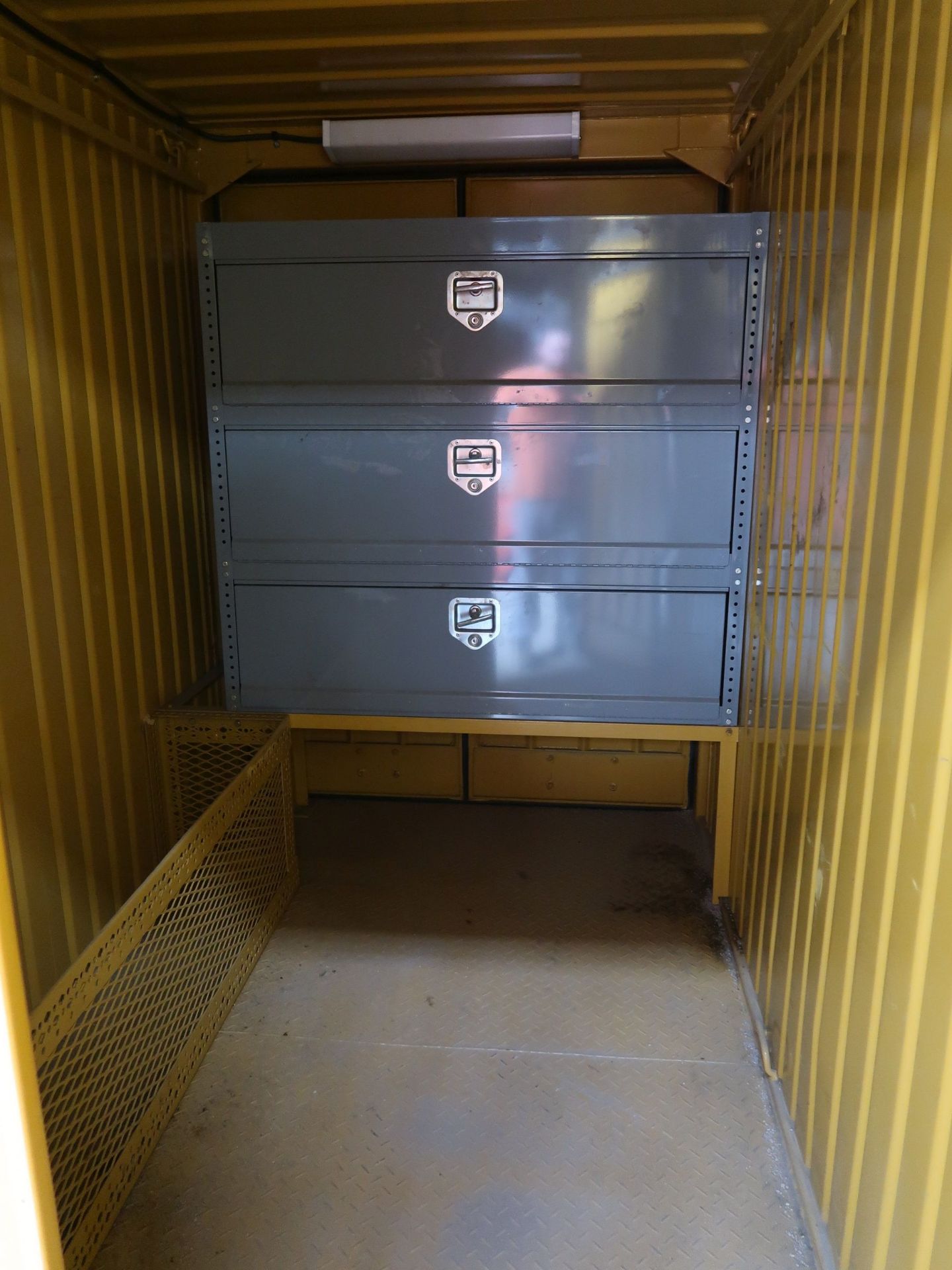 57" X 96" X 82" CONEX STORAGE CONTAINER, DOOR ON EACH END - Image 2 of 3