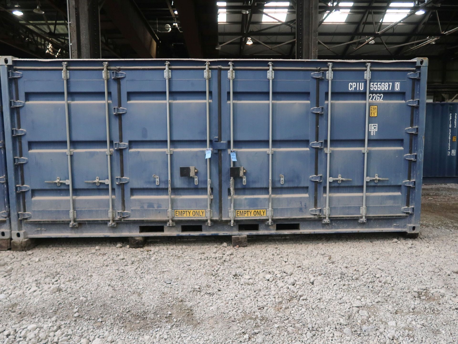8' X 20' CONTAINER PROVIDER INTL CONEX STORAGE CONTAINER WITH STANDARD END DOOR AND SIDE DOORS, 1094