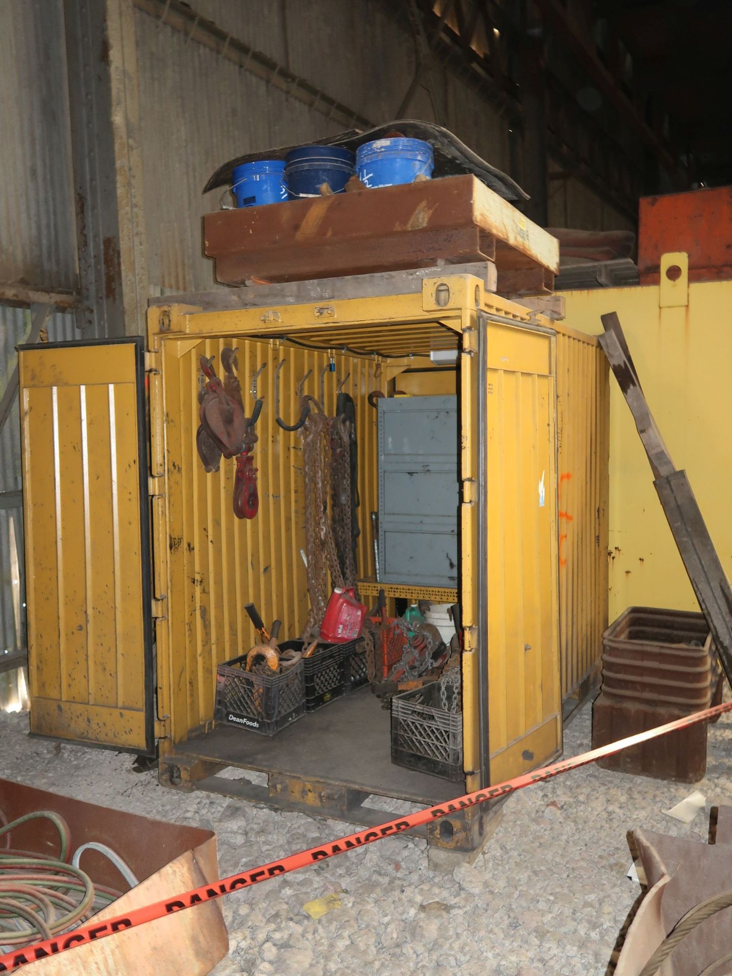 STEEL CONTAINERS WITH RIGGING ITEMS - Image 3 of 3