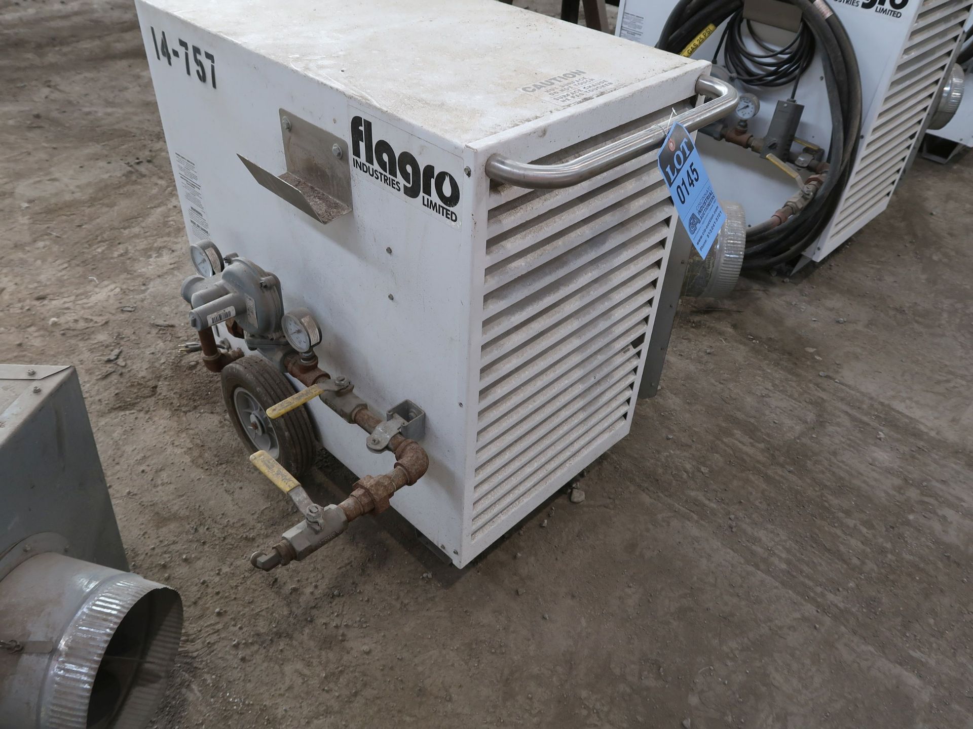 FLARGO MODEL THC-175DF PORTABLE DUAL FUEL HEATER, NATURAL GAS/PROPANE, 17,500 BTU - Image 2 of 3