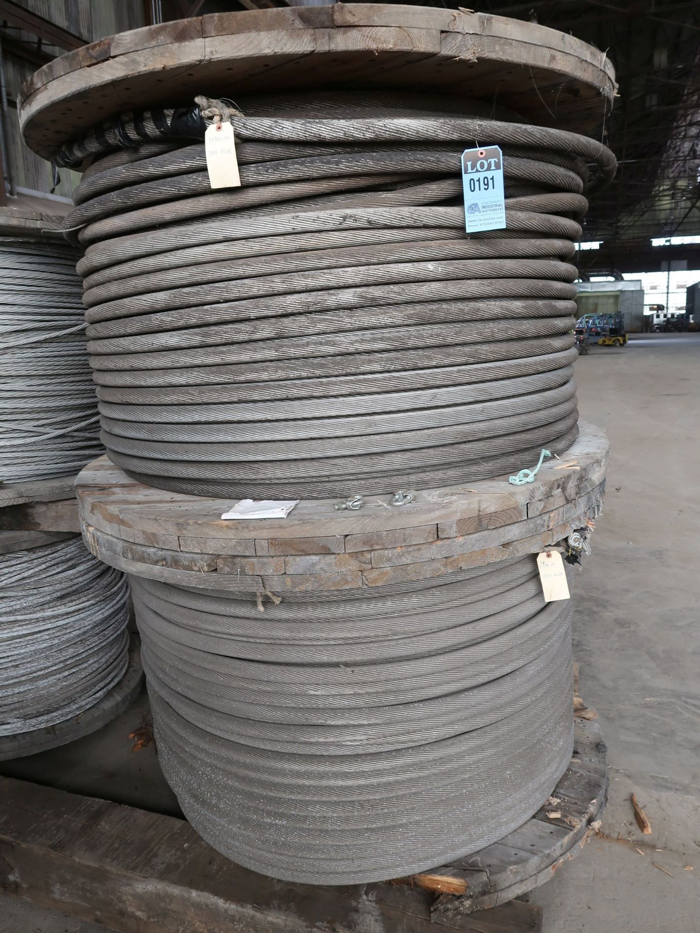 ROLLS 1590 ACRS ALUMINUM WIRE, UNKNOWN LENGTH