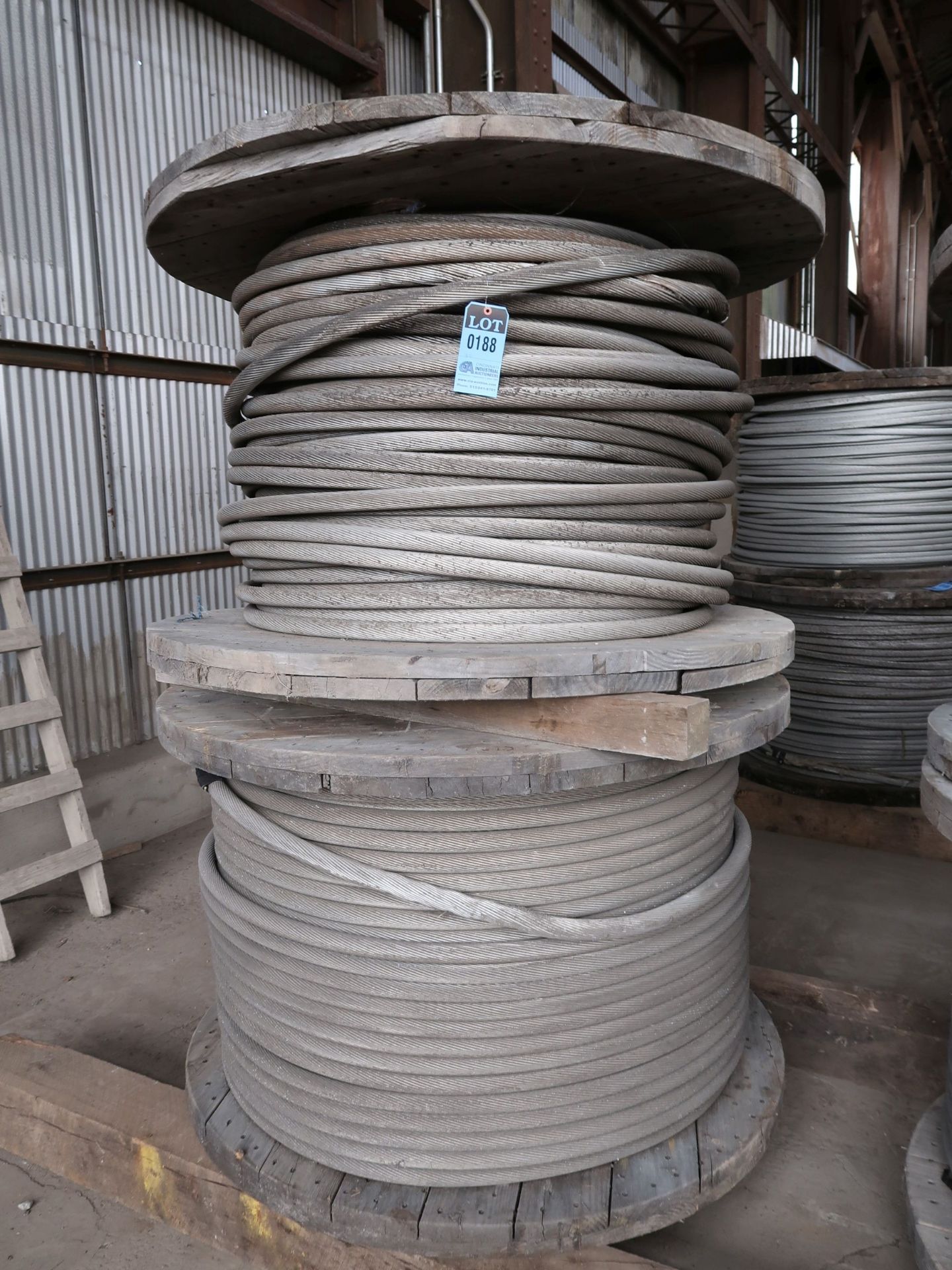 ROLLS 1590 ACRS ALUMINUM WIRE, UNKNOWN LENGTH