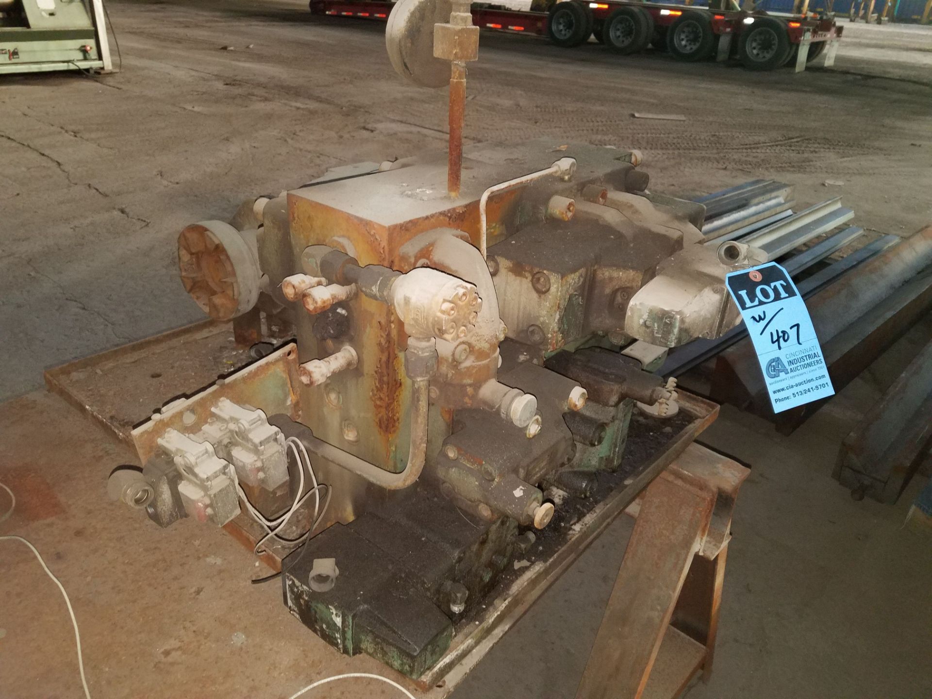 APPROX. 1" X 12' CINCINNATI MODEL 8N12 HYDRAULIC SHEAR; S/N 37863 (MACHINE TOTALLY DISASSEMBLED - Image 10 of 10