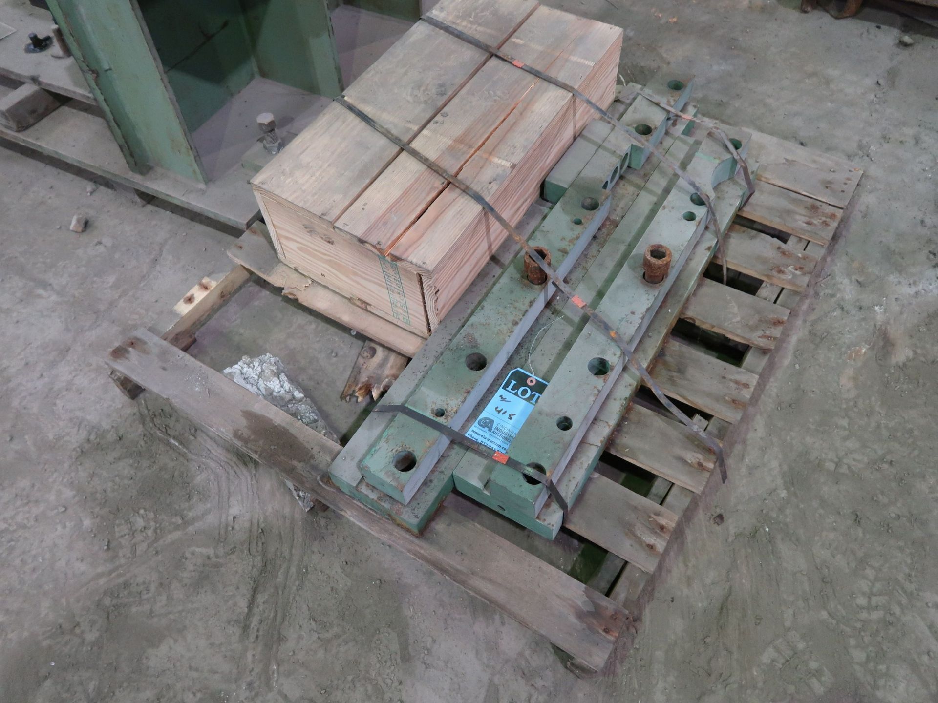 STEINER MODEL RIP20080 HYDRAULIC PLATE STRAIGHTENING PRESS; S/N 558, 59" FOR BED, 20" STROKE, WITH - Image 12 of 12
