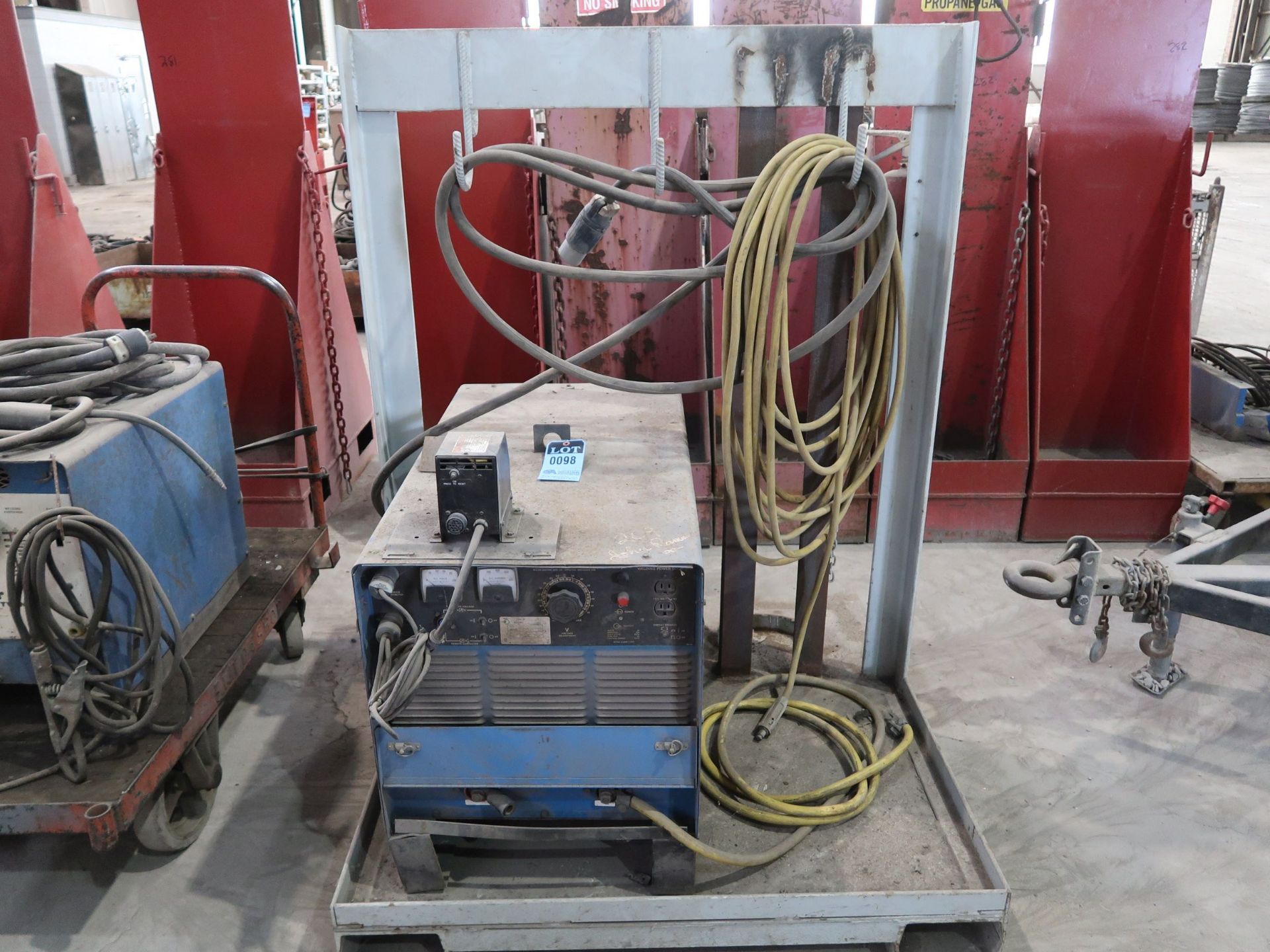 650 AMP MILLER MODEL DELTAWELD 650 CONSTANT POTENTIAL DC ARC WELDING POWER SOURCE; S/N JG018038